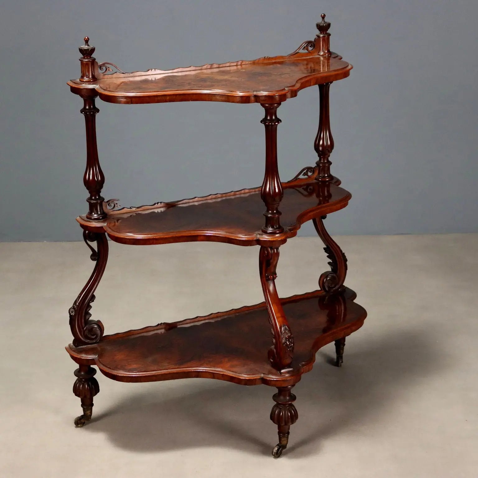Antique Etagere Louis Philippe Walnut Italy XIX Century - Italy, XIX Century | Antiques | Other Furniture
