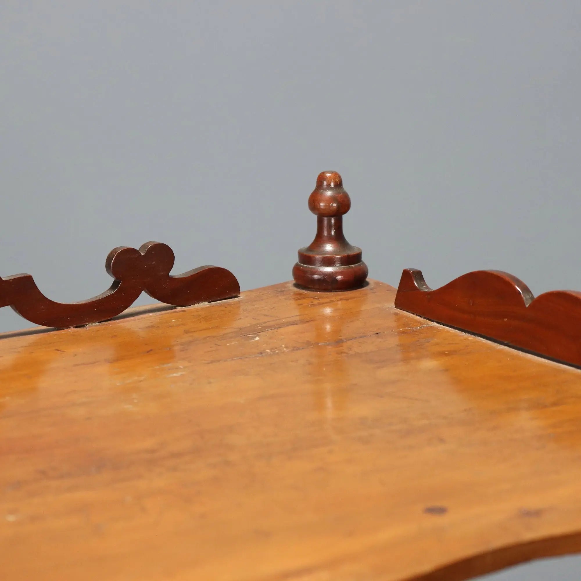 Antique Etagere Walnut 4 Shelves Italy XIX Century
