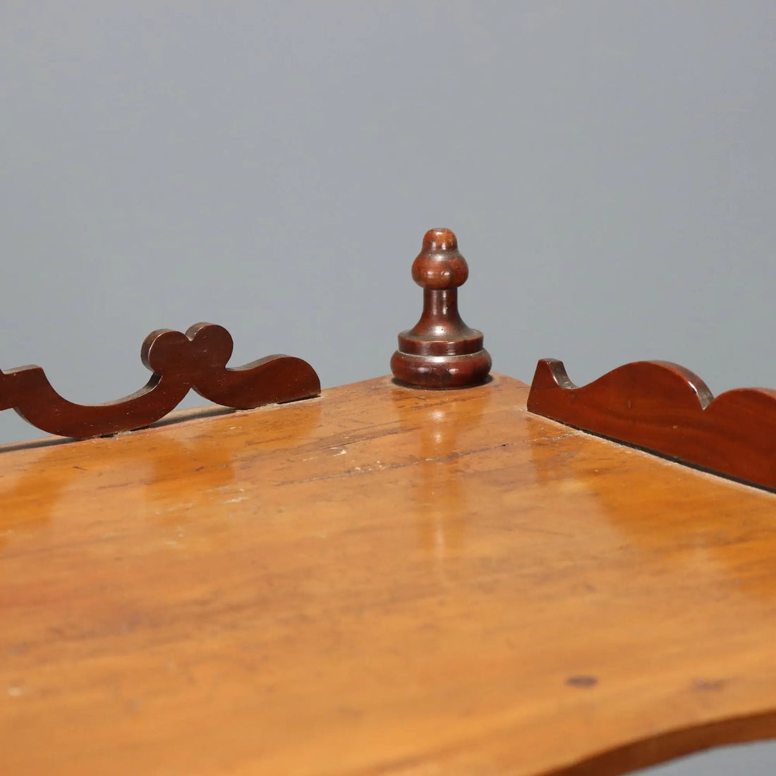 Antique Etagere Walnut 4 Shelves Italy XIX Century