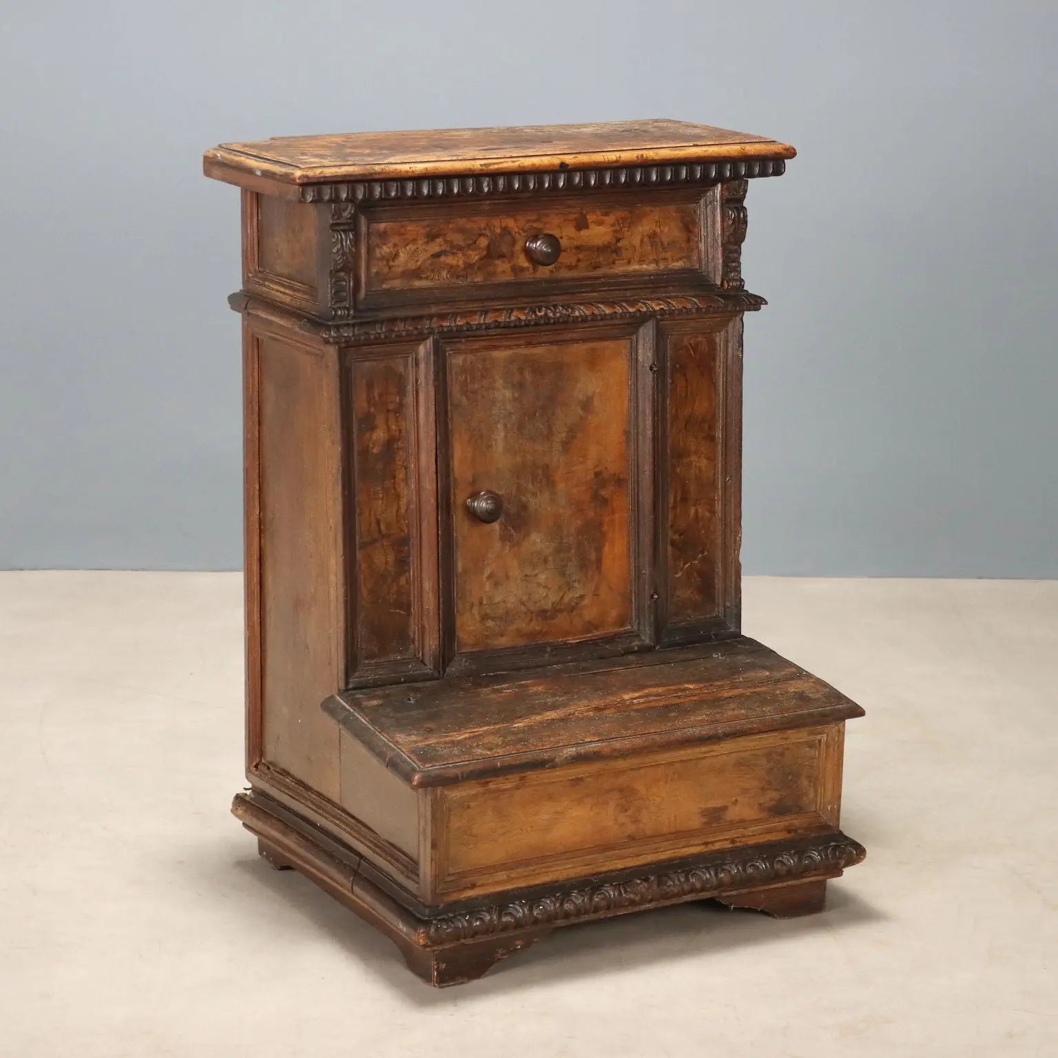 Antique Praying Desk Baroque Walnut Drawer XVIII Century - Italy, XVIII Century | Antiques | Other Furniture