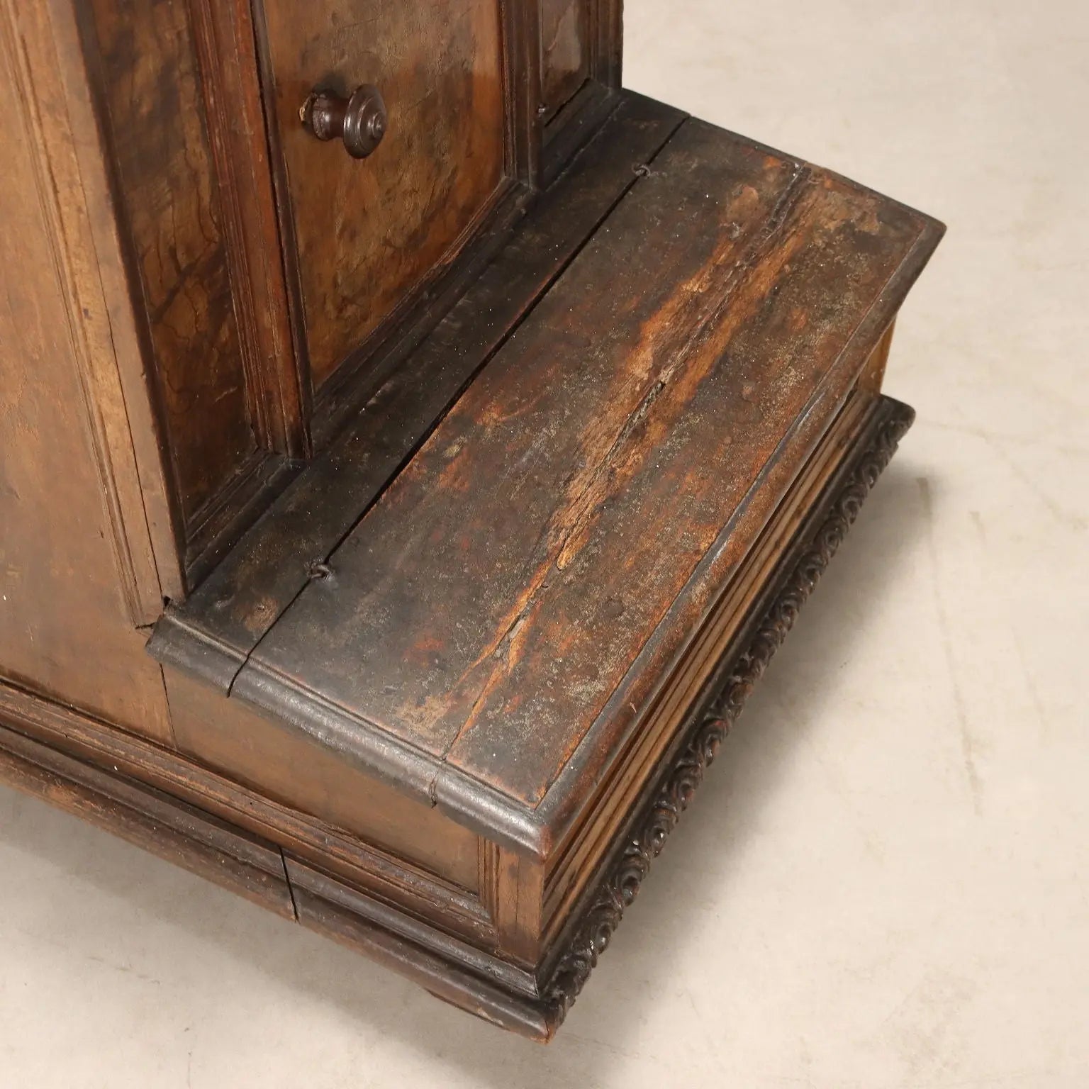 Antique Praying Desk Baroque Walnut Drawer XVIII Century - Italy, XVIII Century | Antiques | Other Furniture
