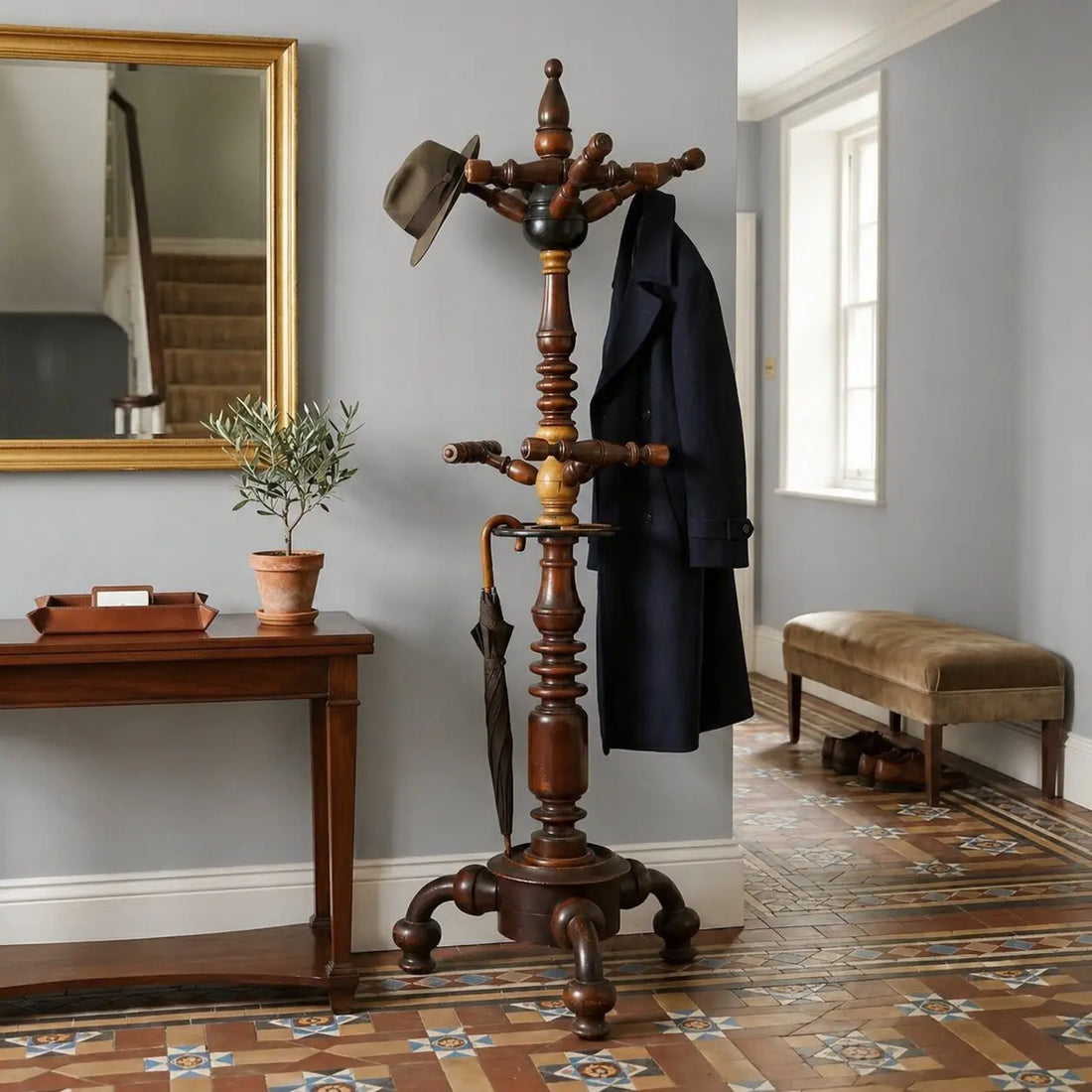 Antique Coat Stand Elm Maple Italy XIX Century - Italy, XIX Century | Antiques | Other Furniture