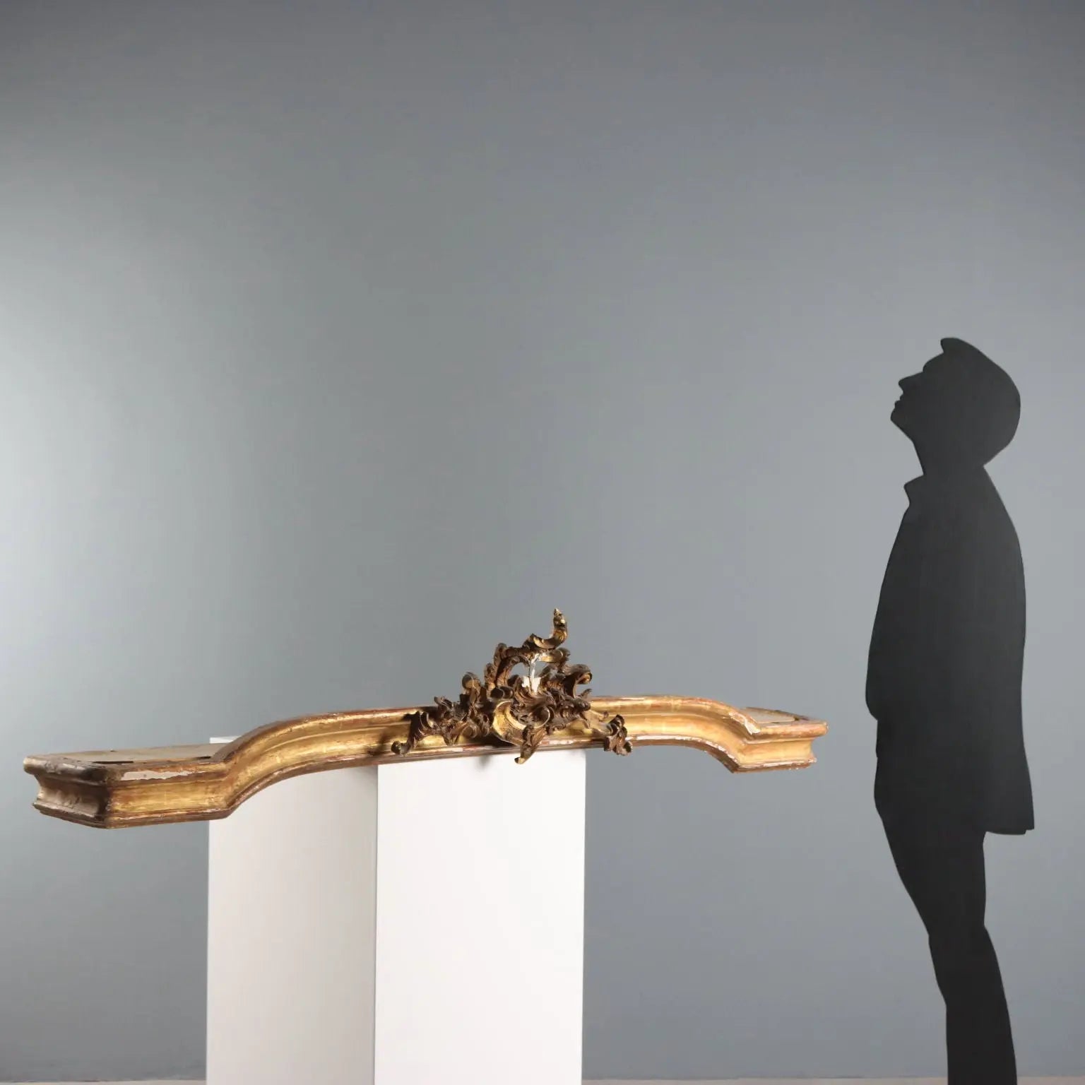 Giltwood Pelmet with Rocaille Carving