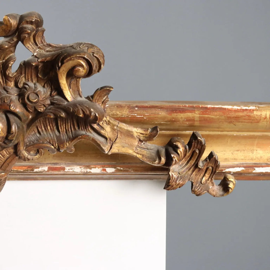 Giltwood Pelmet with Rocaille Carving