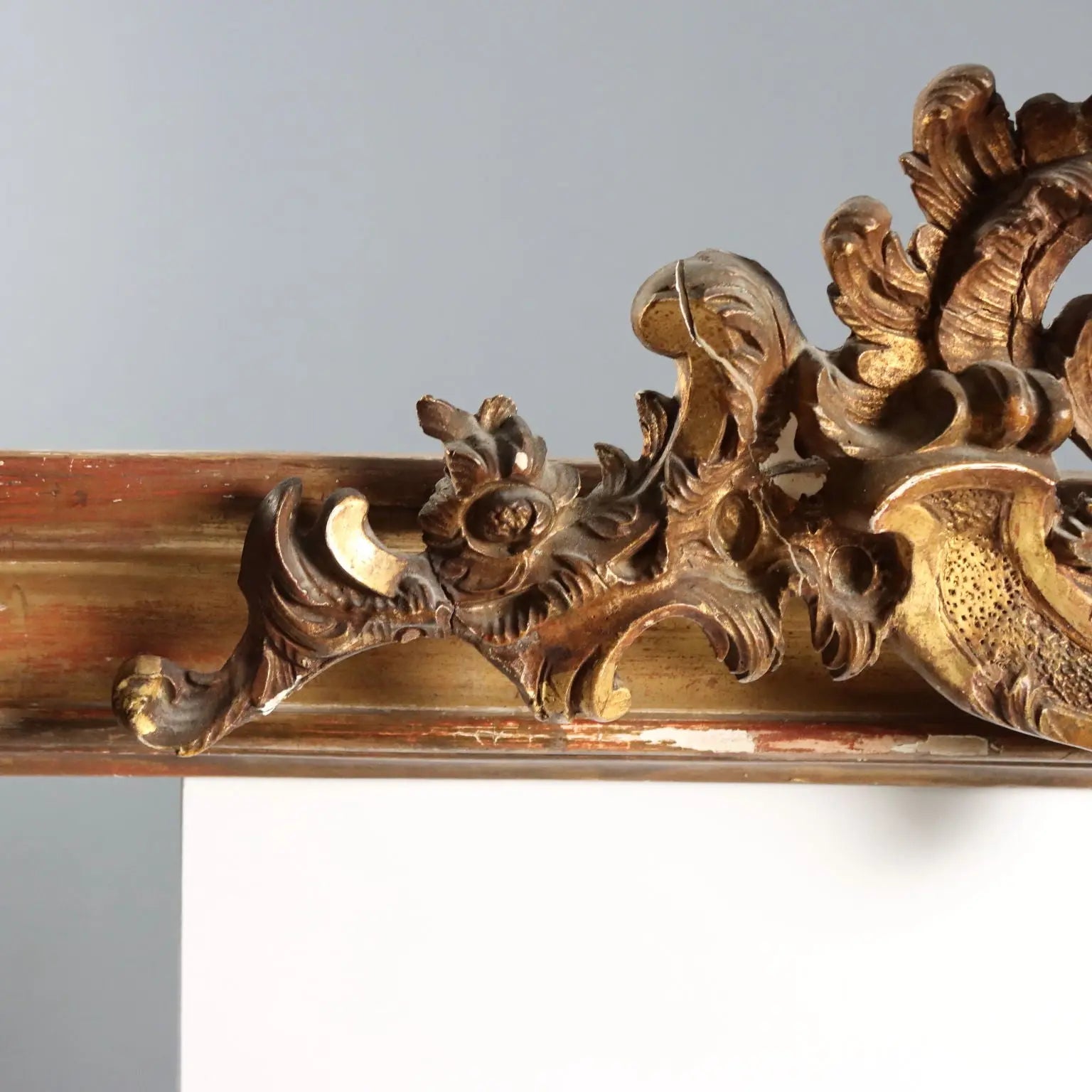 Giltwood Pelmet with Rocaille Carving