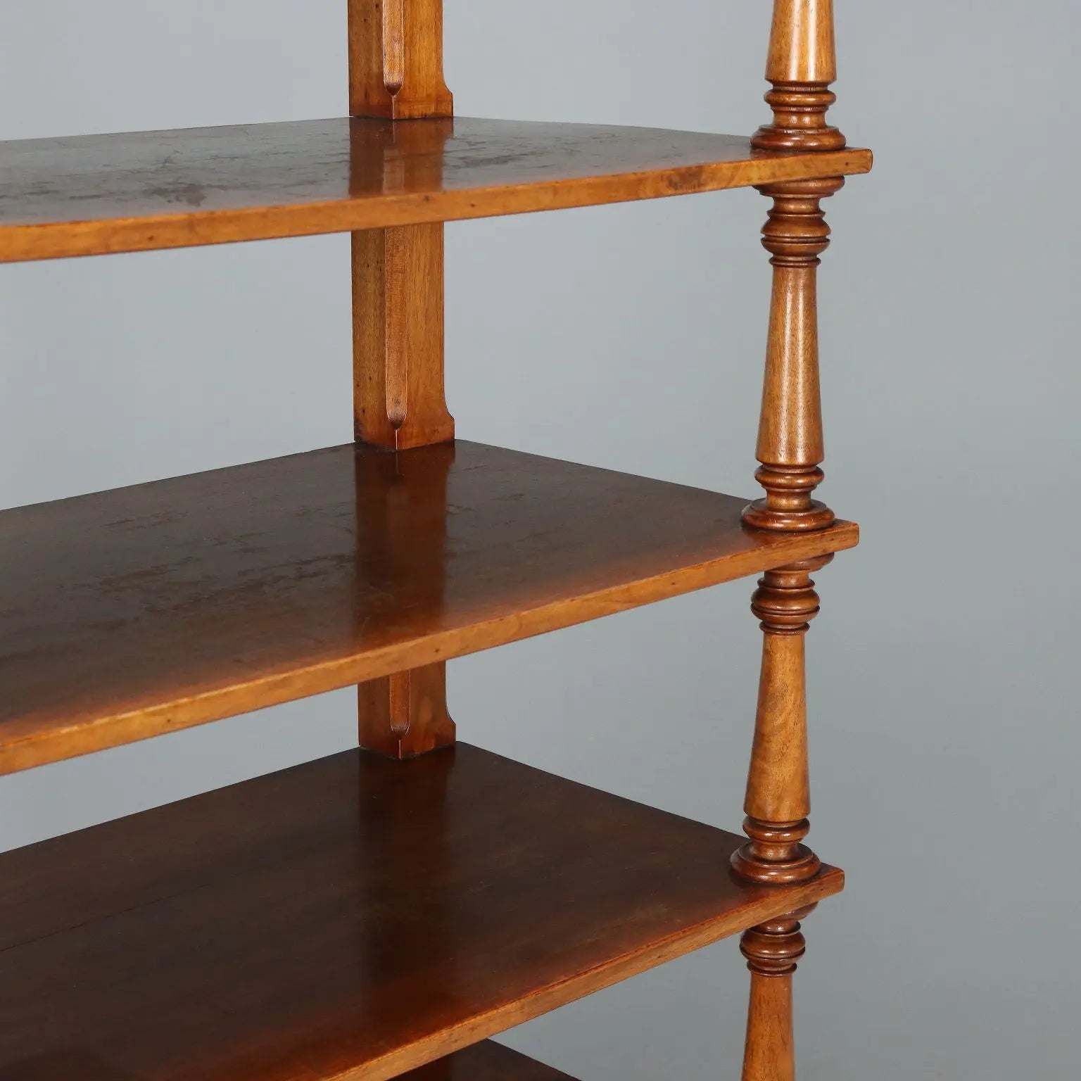 Antique Etagere Walnut with Discs Older Italy XIX Century - Italy, Late XIX Century | Antiques | Other Furniture