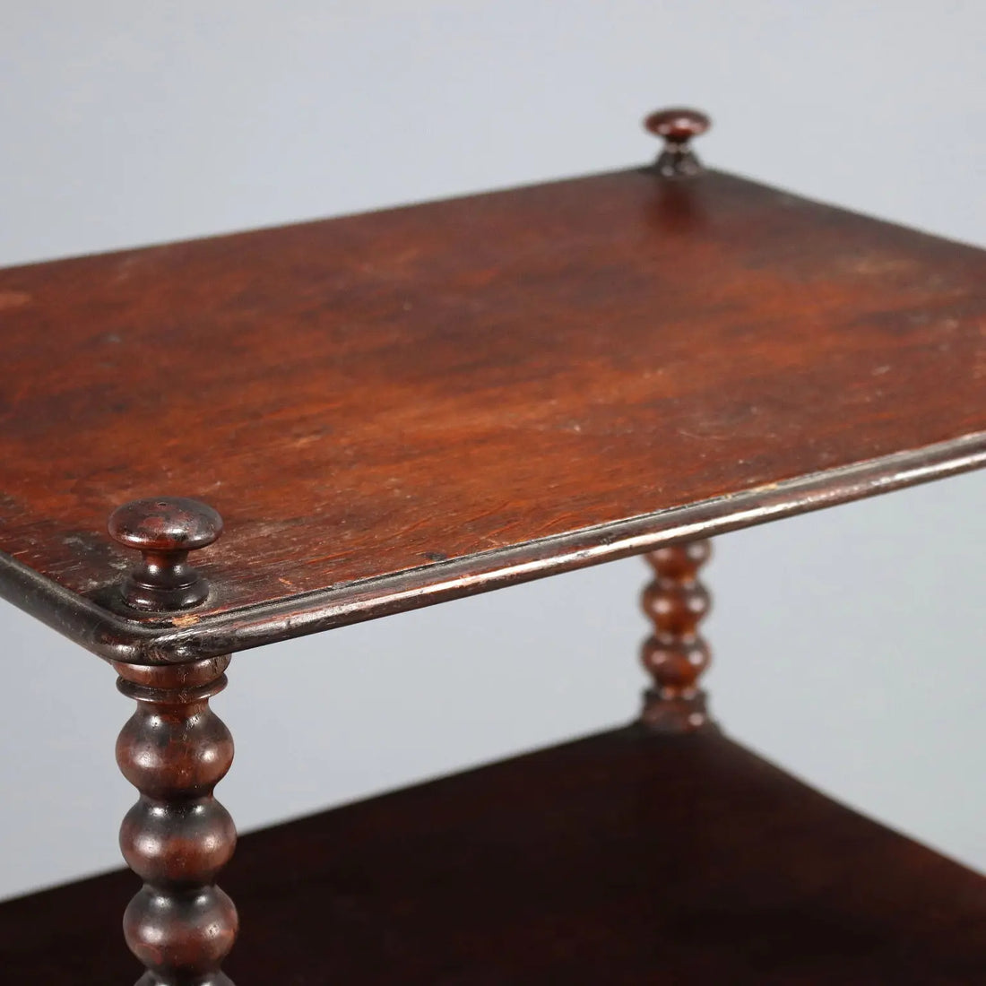 Antique Étagère in Walnut-Stained Oak, 19th Century