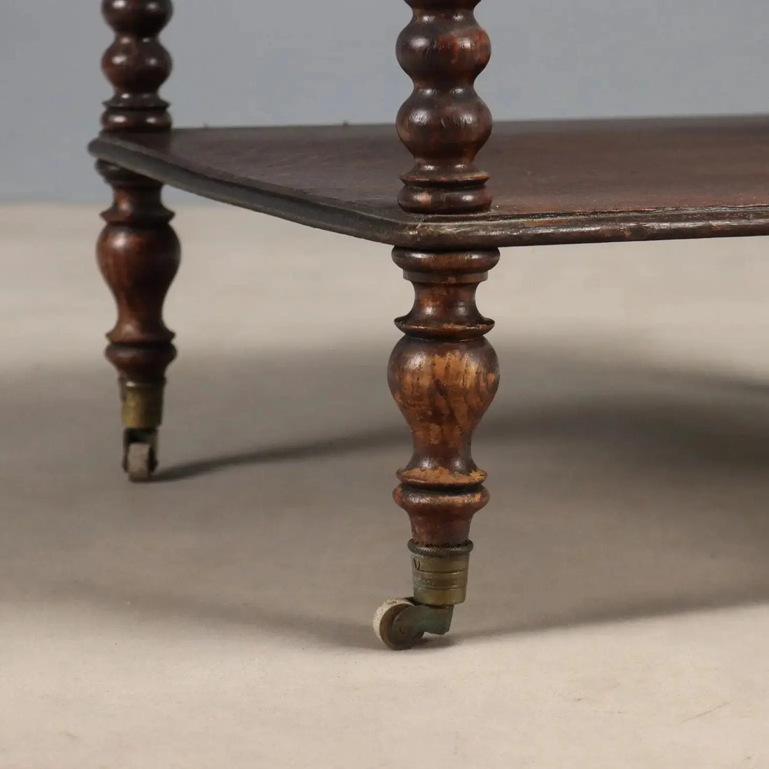 Antique Étagère in Walnut-Stained Oak, 19th Century