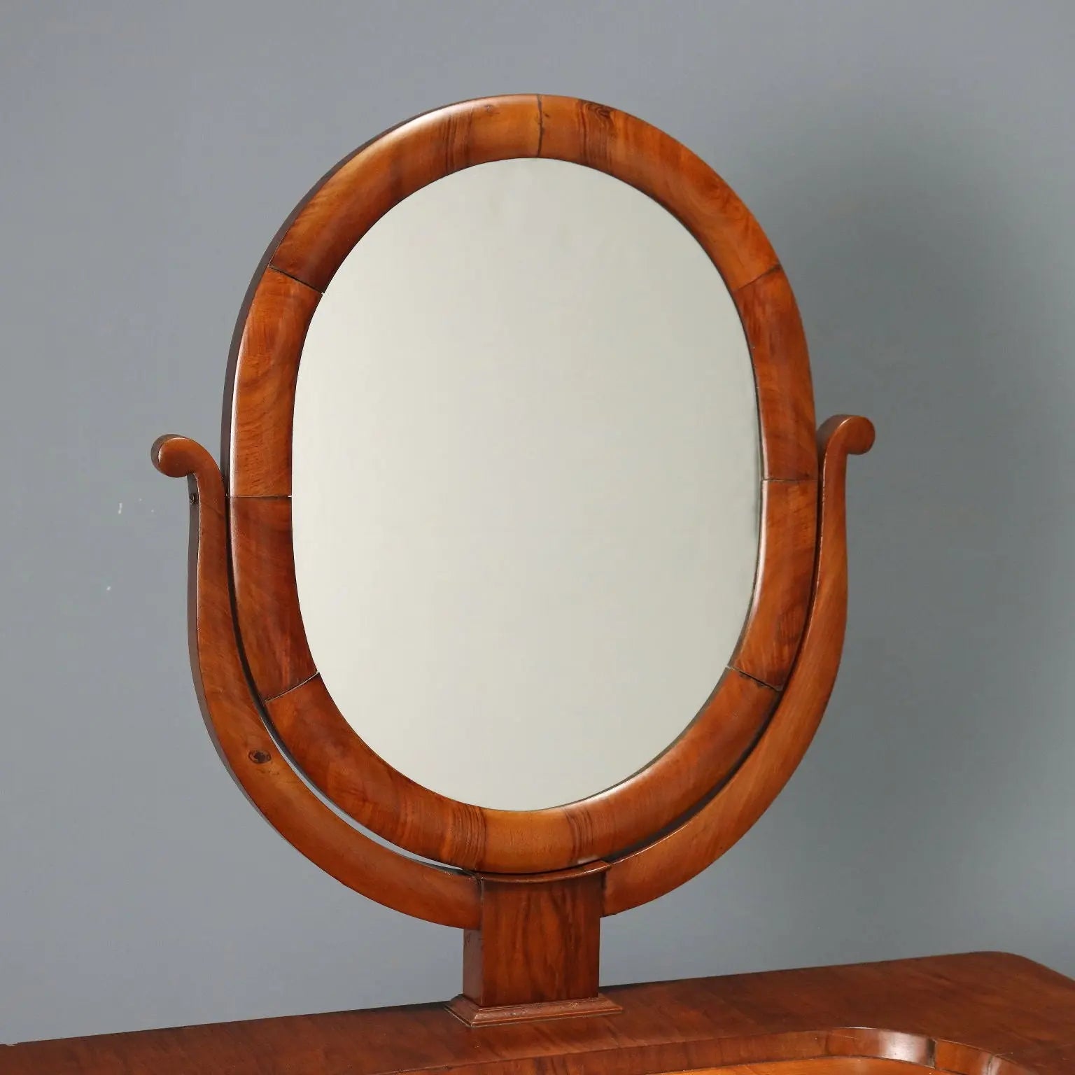 Antique Vanity Table Walnut with Drawer XIX Century