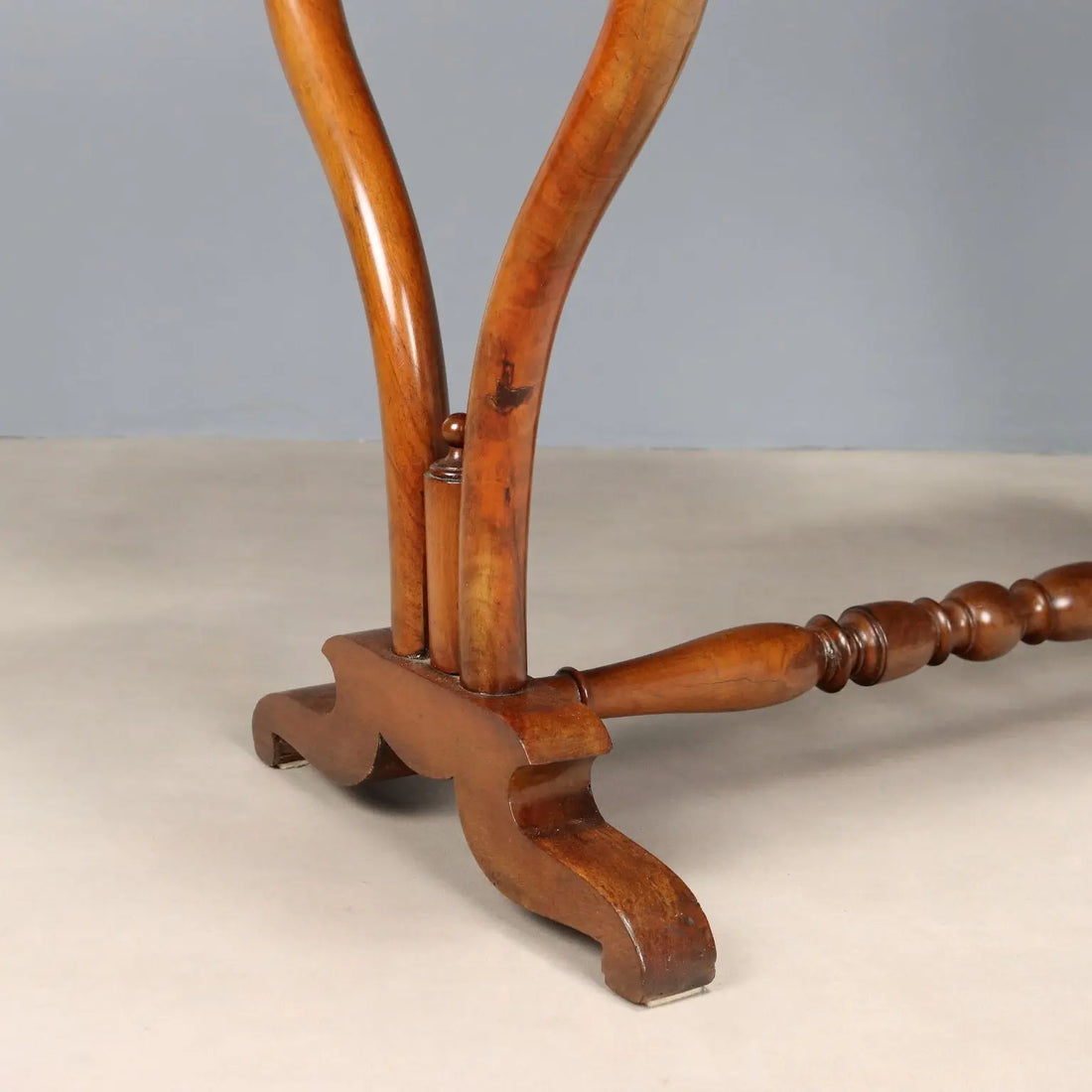 Antique Vanity Table Walnut with Drawer XIX Century