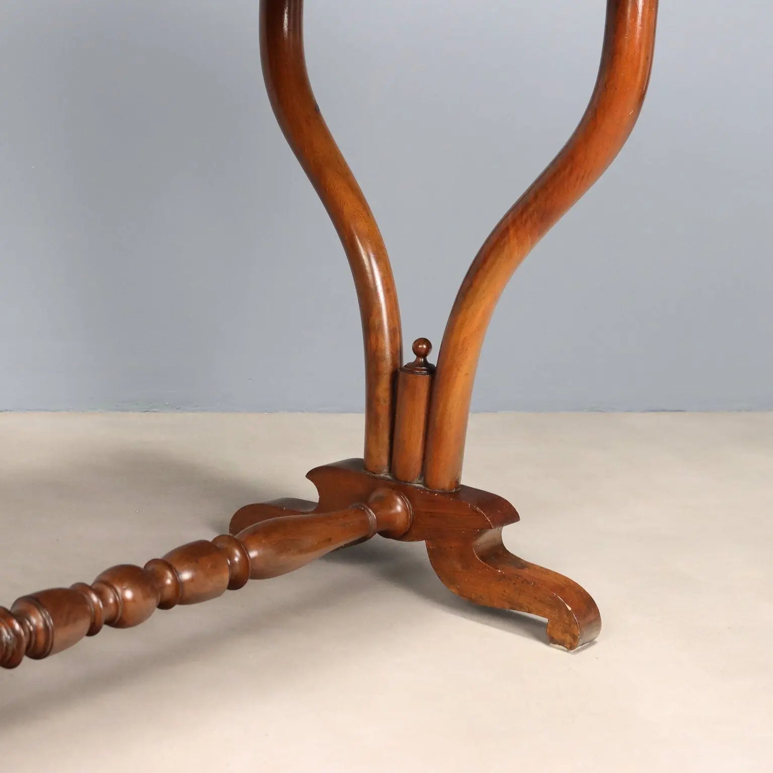 Antique Vanity Table Walnut with Drawer XIX Century