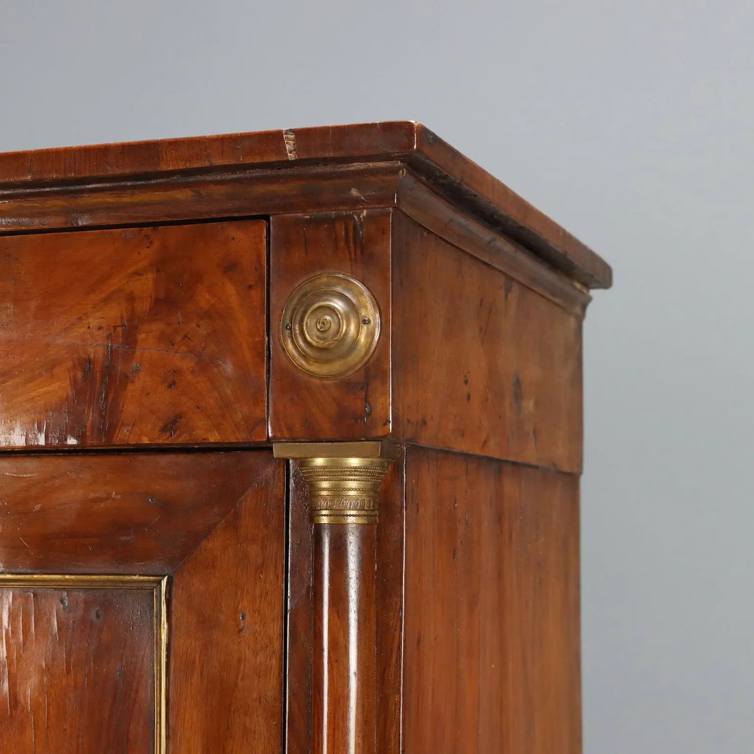 Empire Secrétaire in Walnut with Chiseled Bronzes