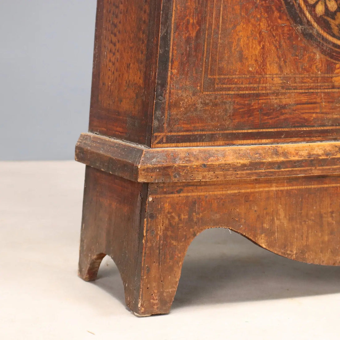 Antique Pendulum Clock L. Gremaux Wood Metal XIX Century