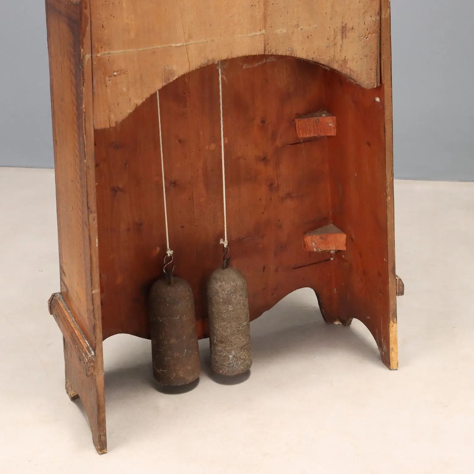 Antique Pendulum Clock L. Gremaux Wood Metal XIX Century