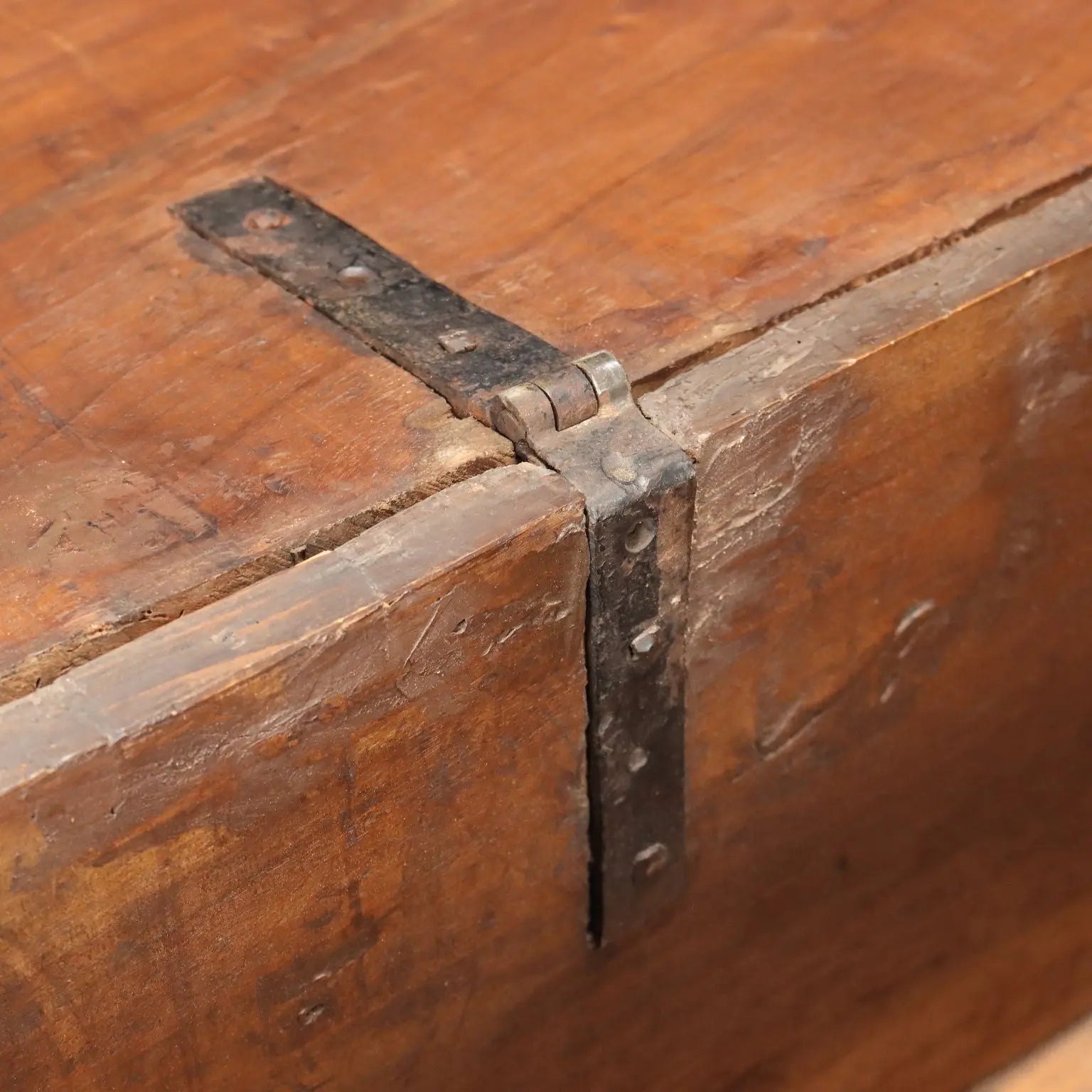 Antique Baroque Chest Walnut Decorations Italy XVIII Century