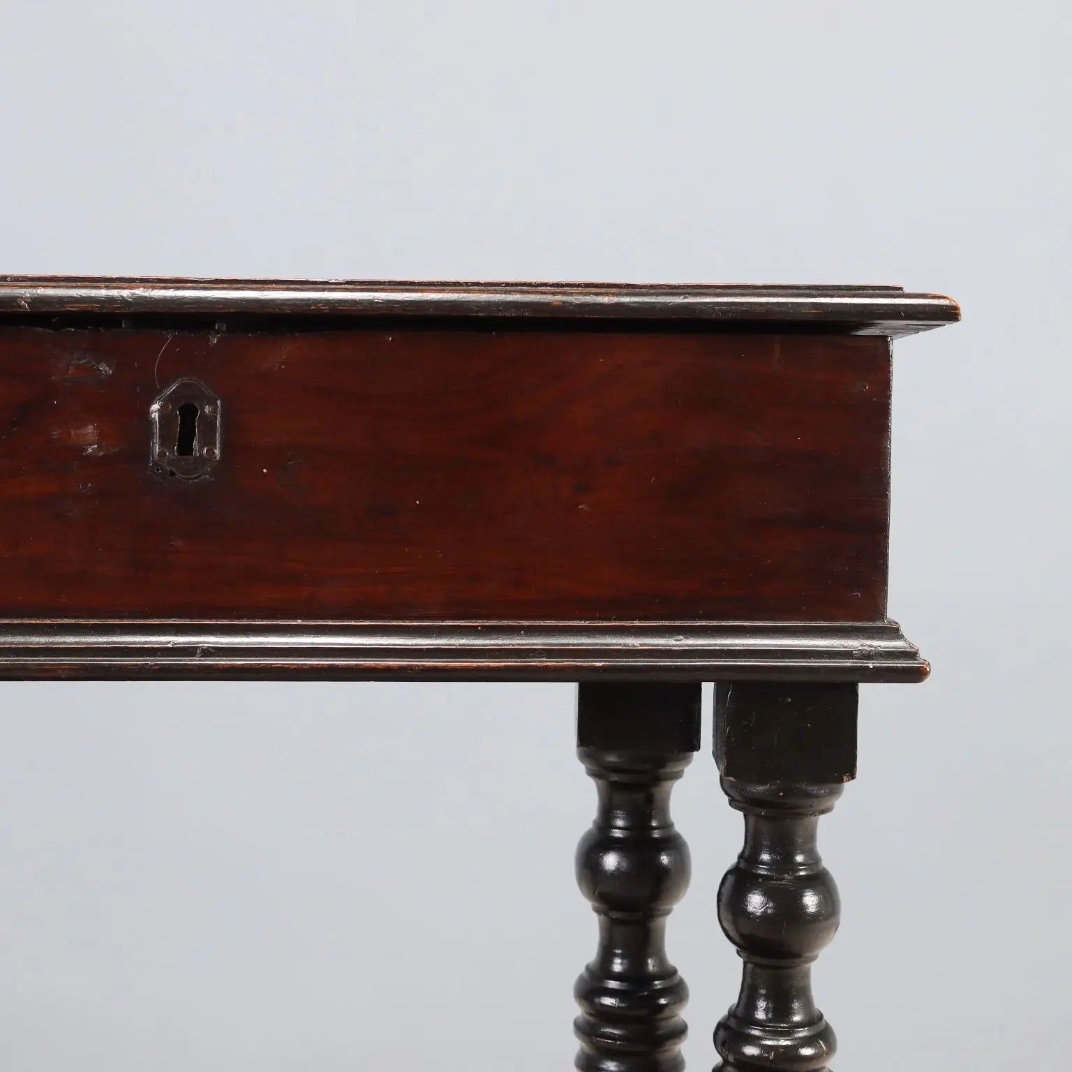 Antique Praying Desk Walnut Flap Top Italy XVIII Century