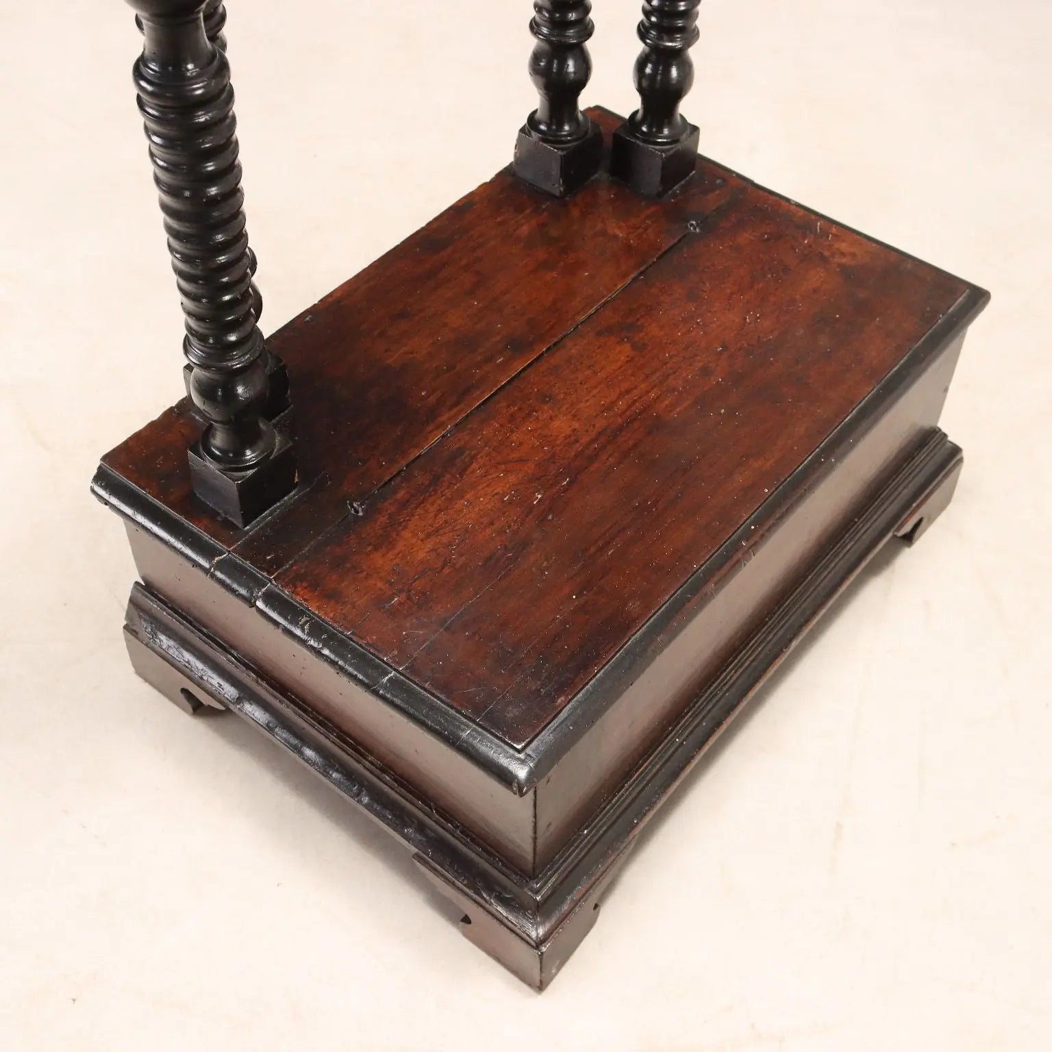 Antique Praying Desk Walnut Flap Top Italy XVIII Century