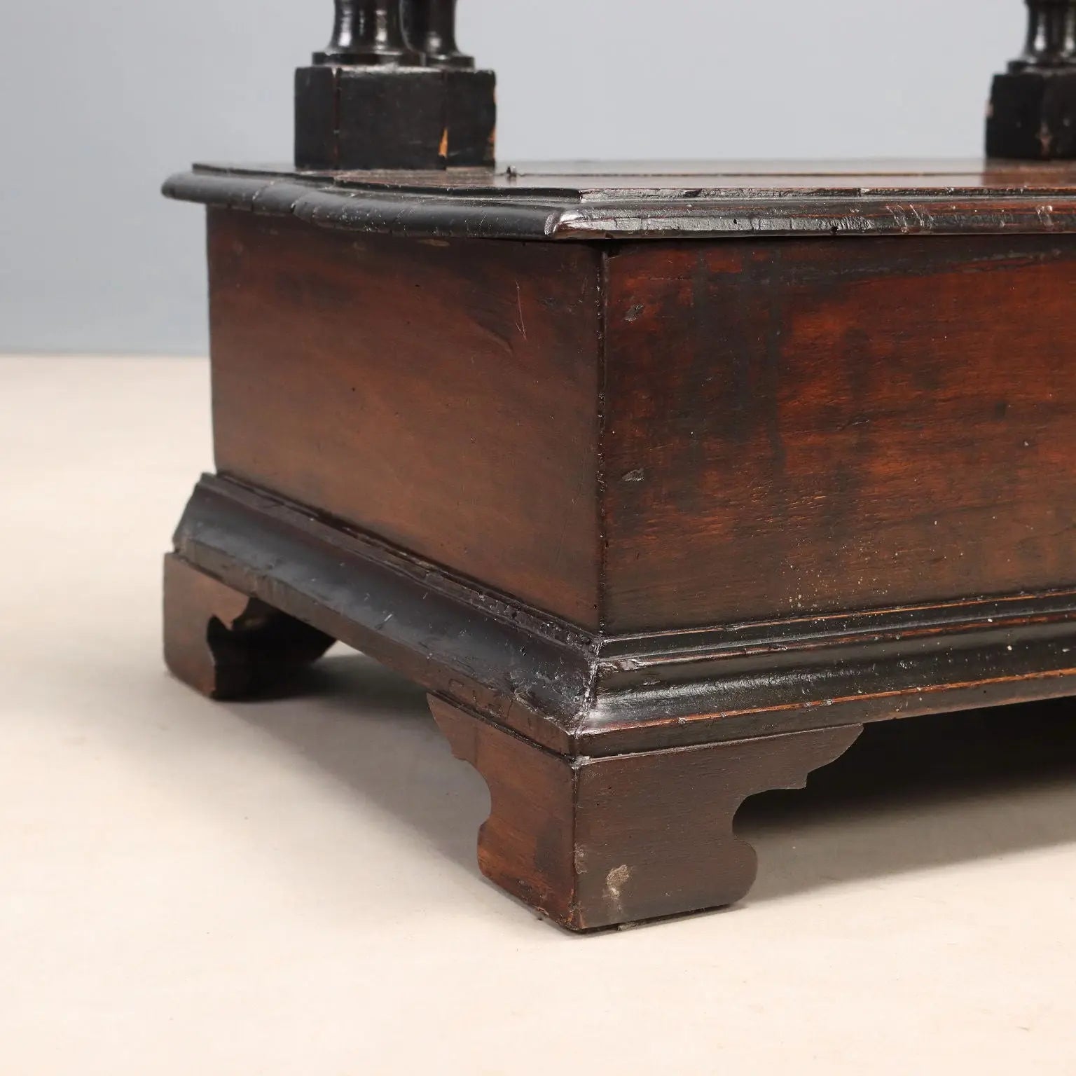 Antique Praying Desk Walnut Flap Top Italy XVIII Century