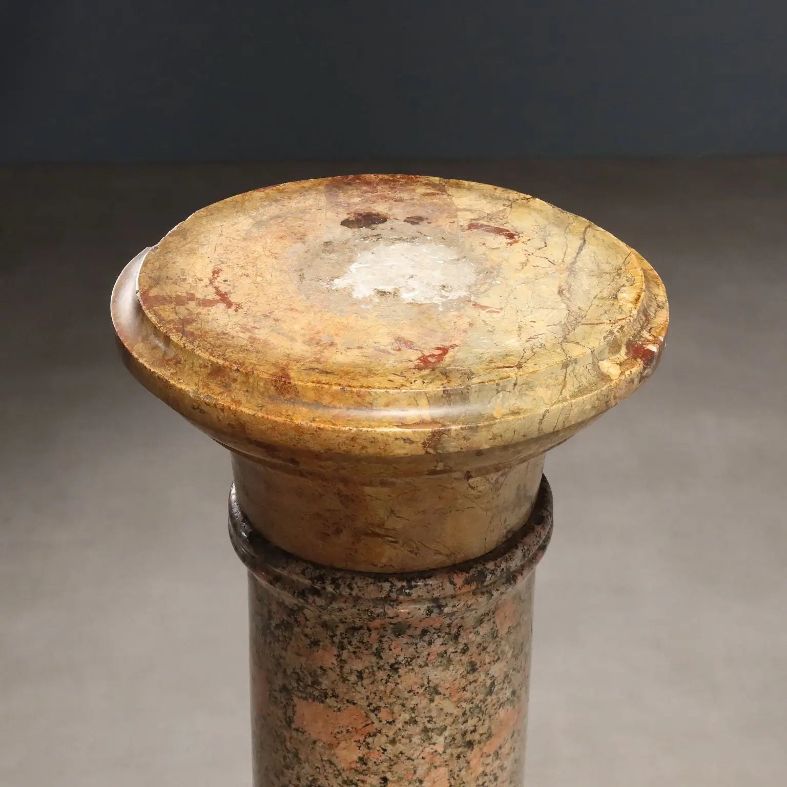 Pair of Marble and Granite Columns - 19th Century