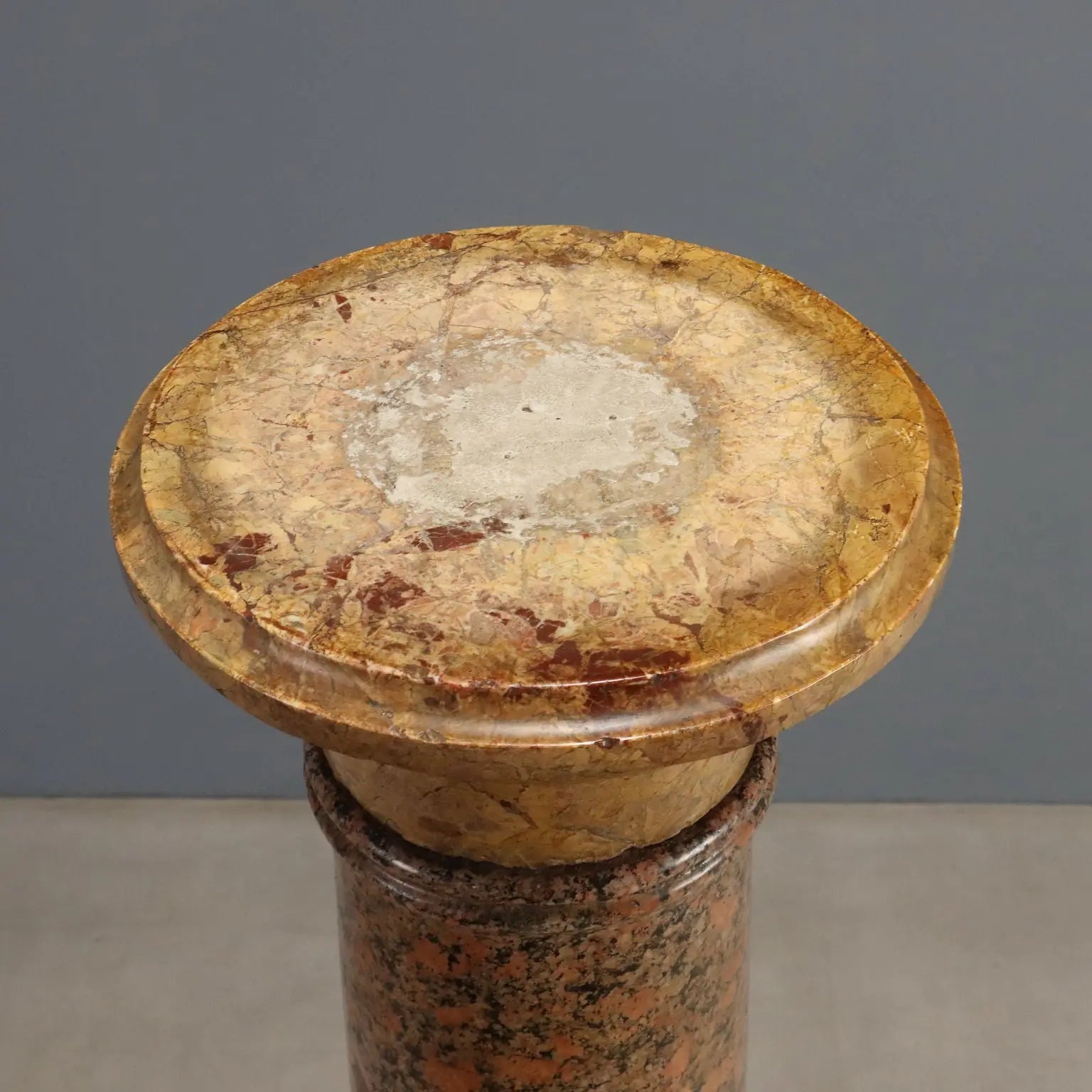 Pair of Marble and Granite Columns - 19th Century