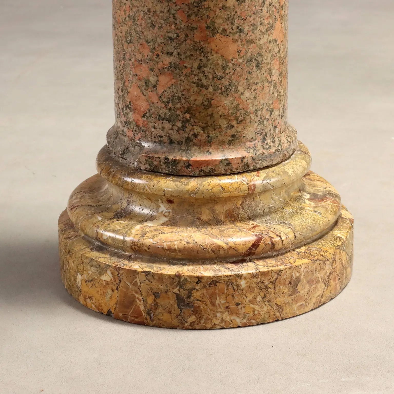 Pair of Marble and Granite Columns - 19th Century