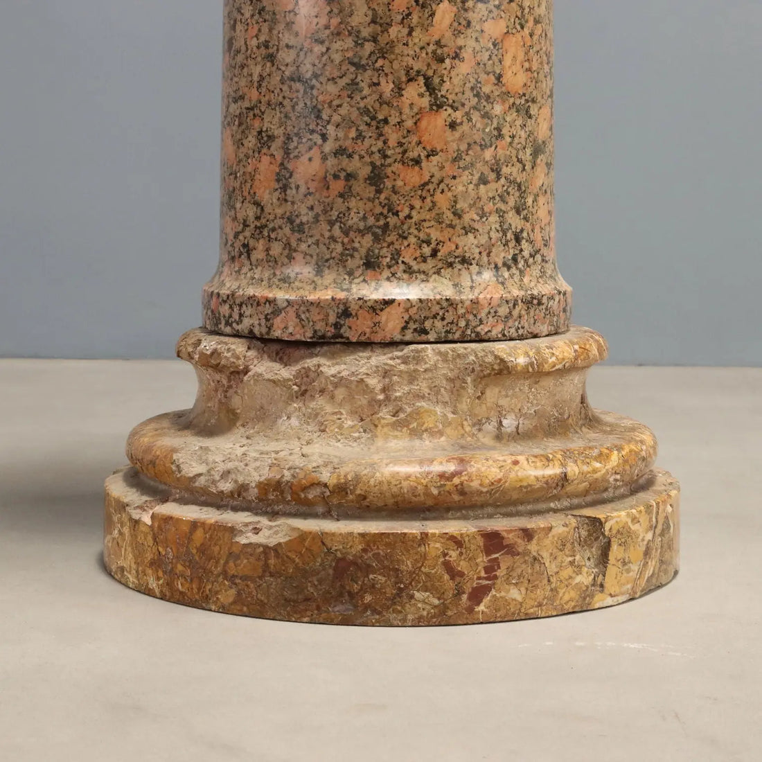 Pair of Marble and Granite Columns - 19th Century