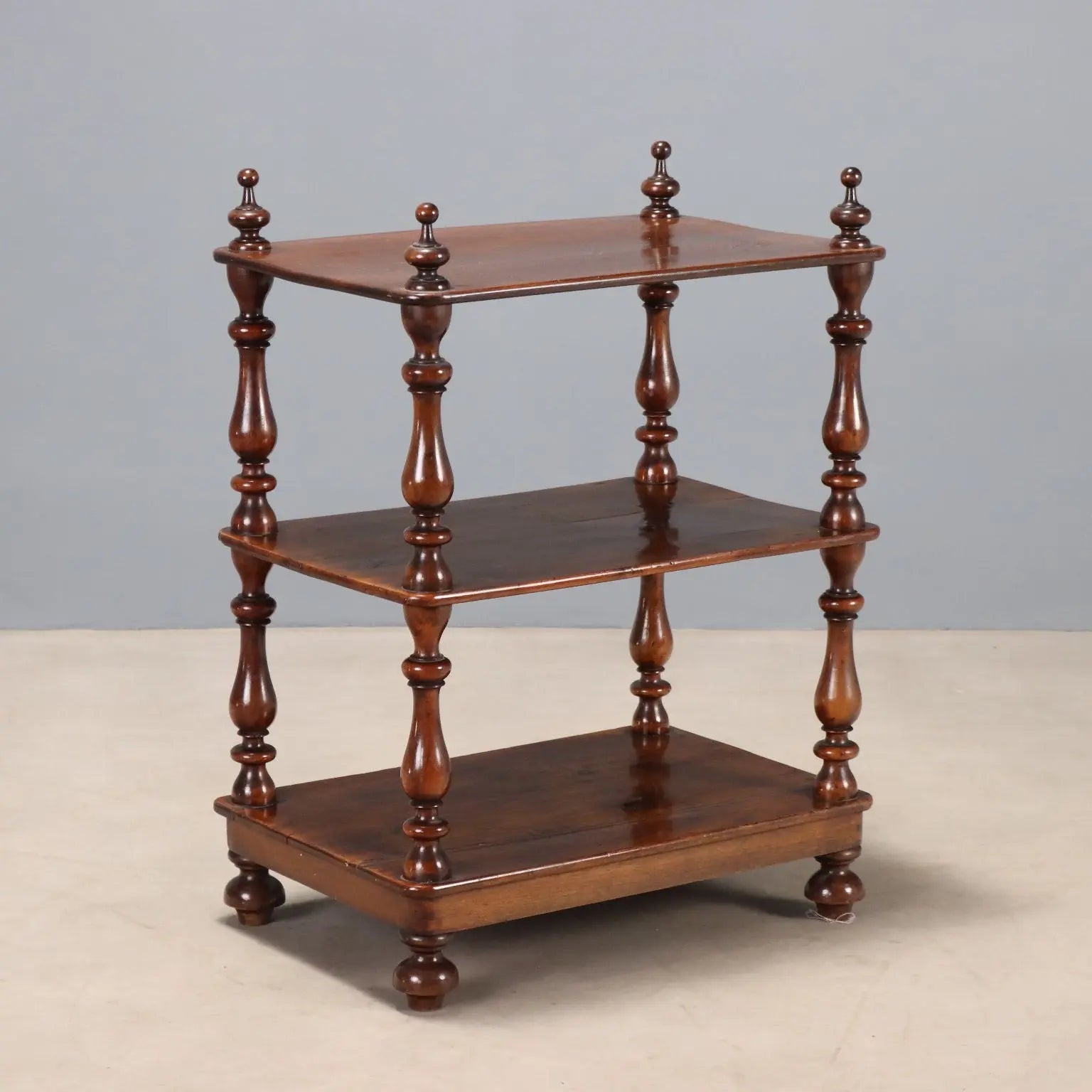 Walnut Étagère, Italy 19th Century