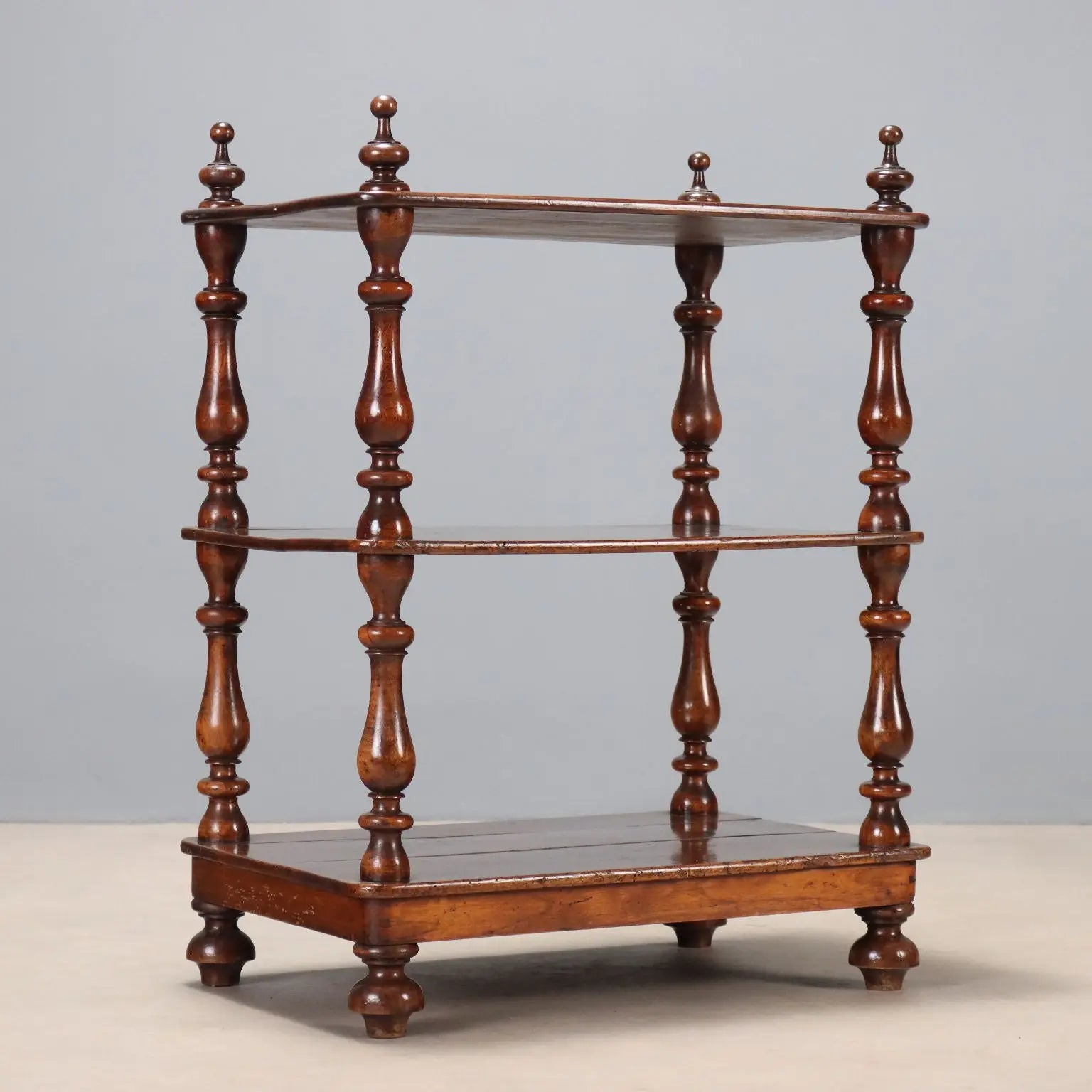 Walnut Étagère, Italy 19th Century