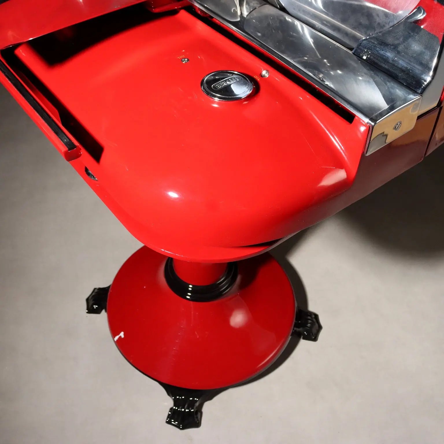 Historic Berkel Mod 31 Slicer Red Made in the UK XX Century
