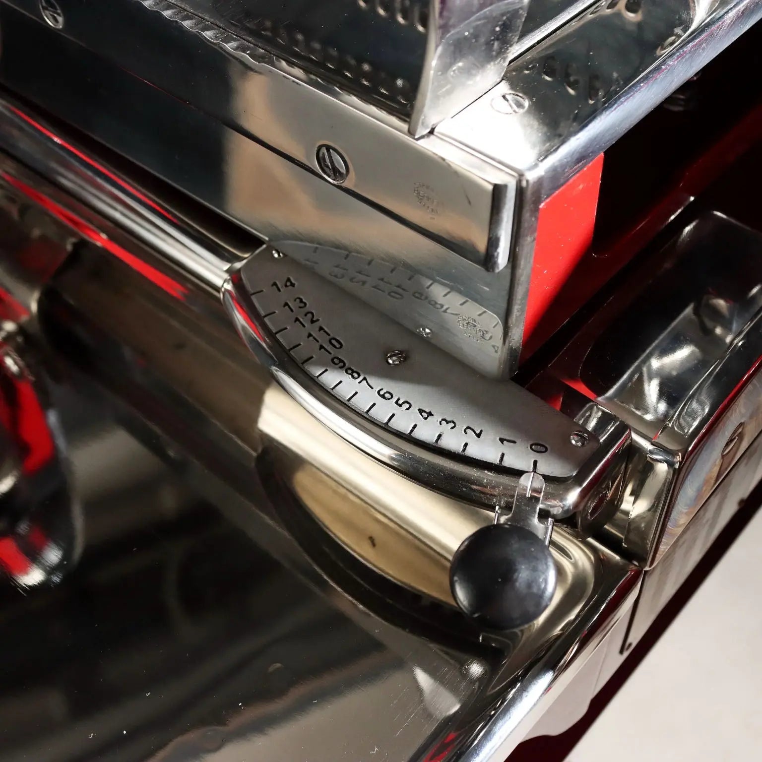 Historic Berkel Mod 31 Slicer Red Made in the UK XX Century