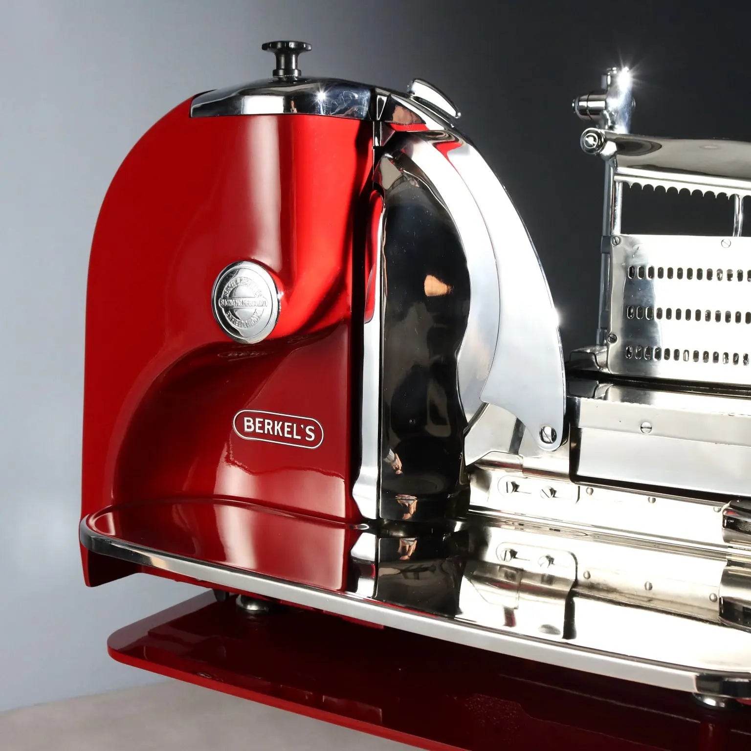 Historic Berkel Mod 31 Slicer Red Made in the UK XX Century