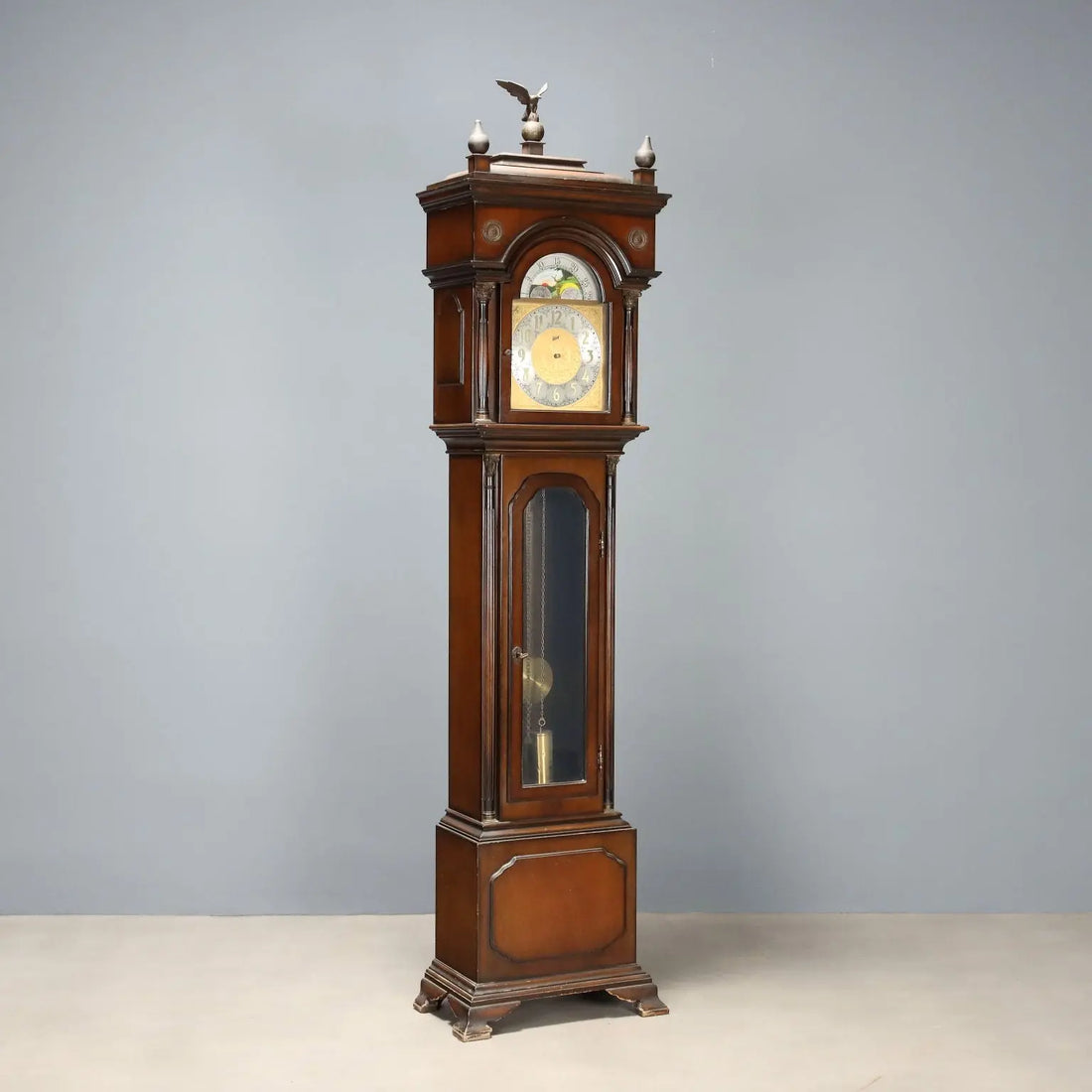 WALT Painted Wood Pendulum Clock