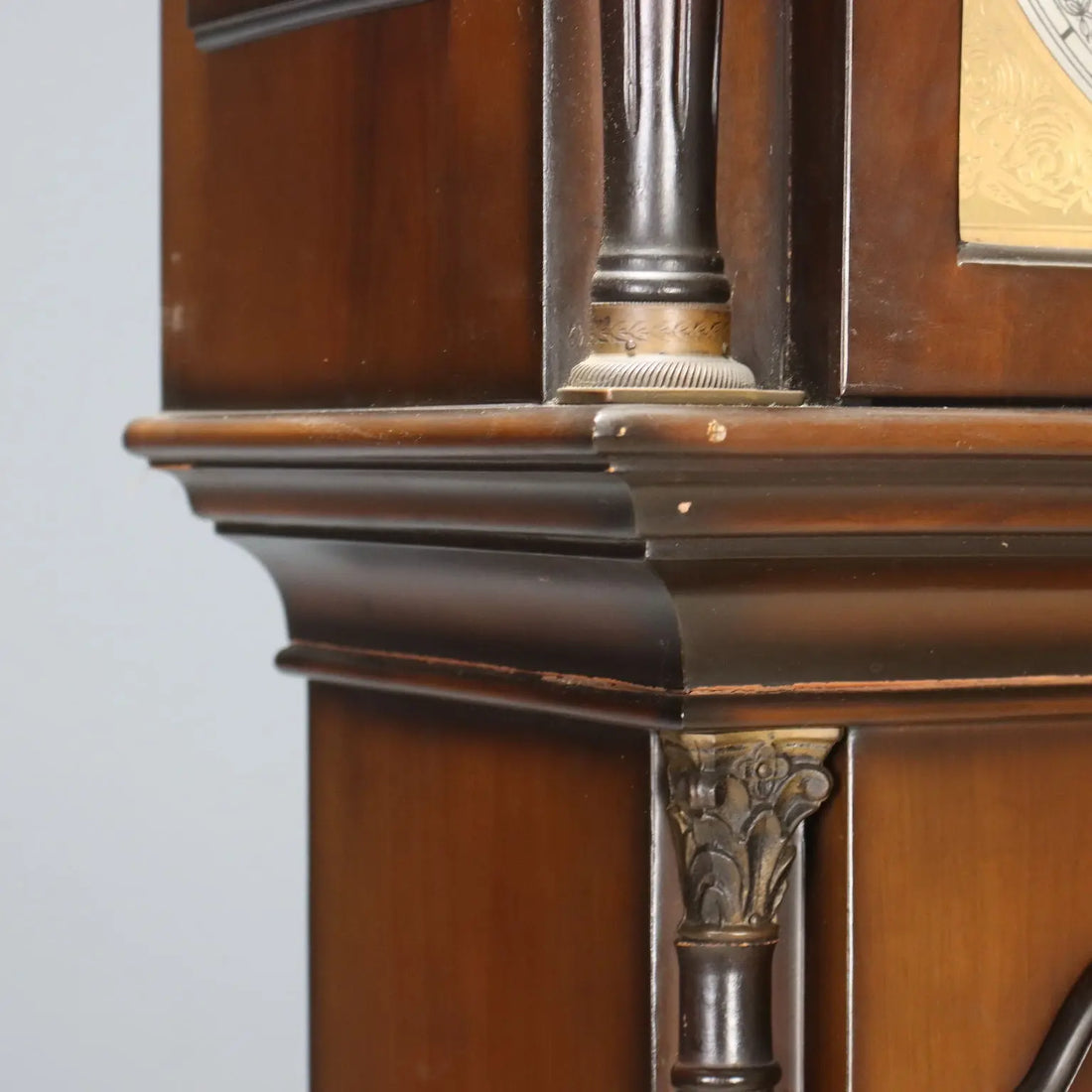WALT Painted Wood Pendulum Clock