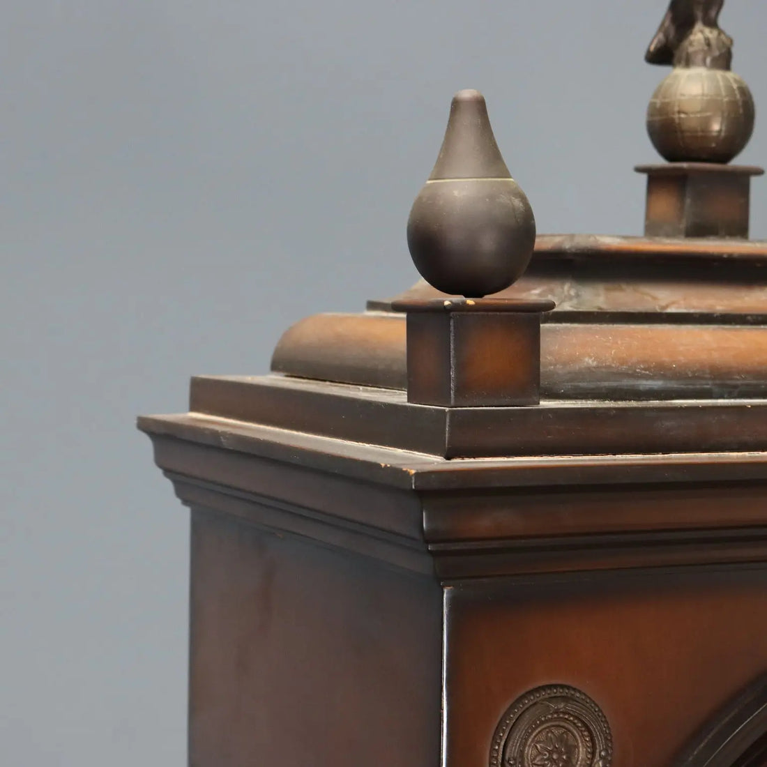 WALT Painted Wood Pendulum Clock