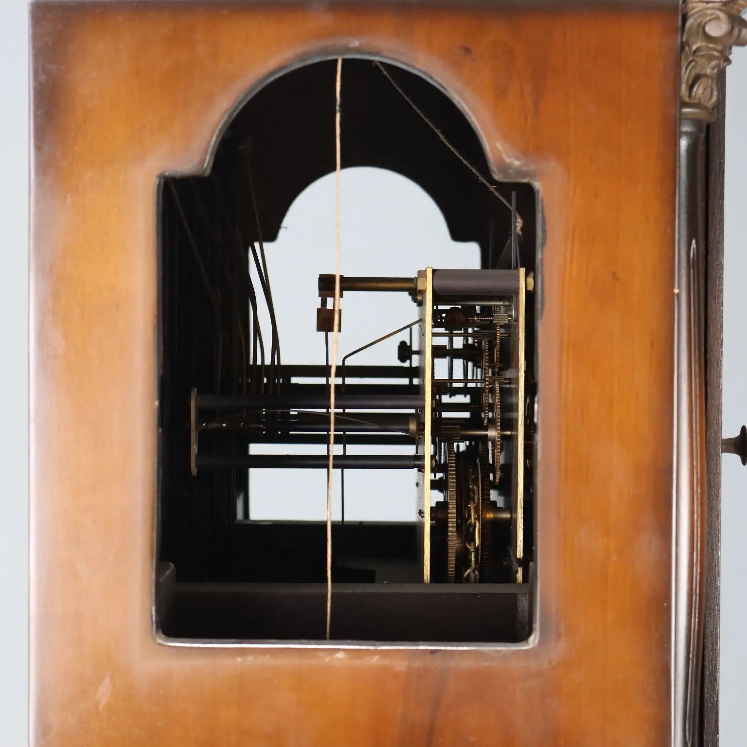 WALT Painted Wood Pendulum Clock