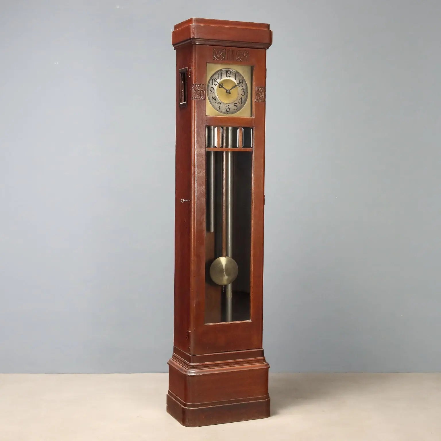 Liberty Mahogany Pendulum Clock, Early 1900s
