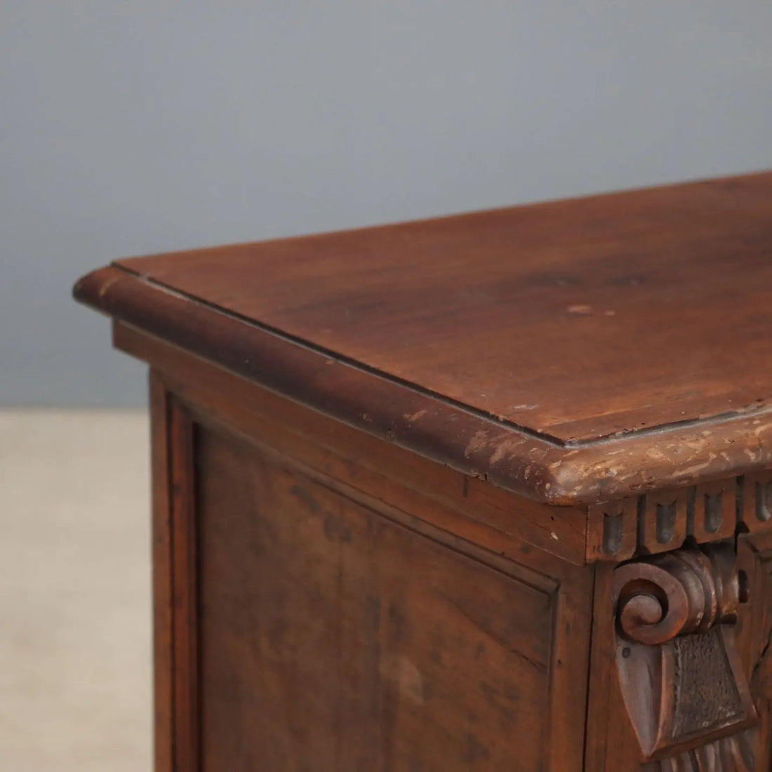 Italian Carved Walnut Chest