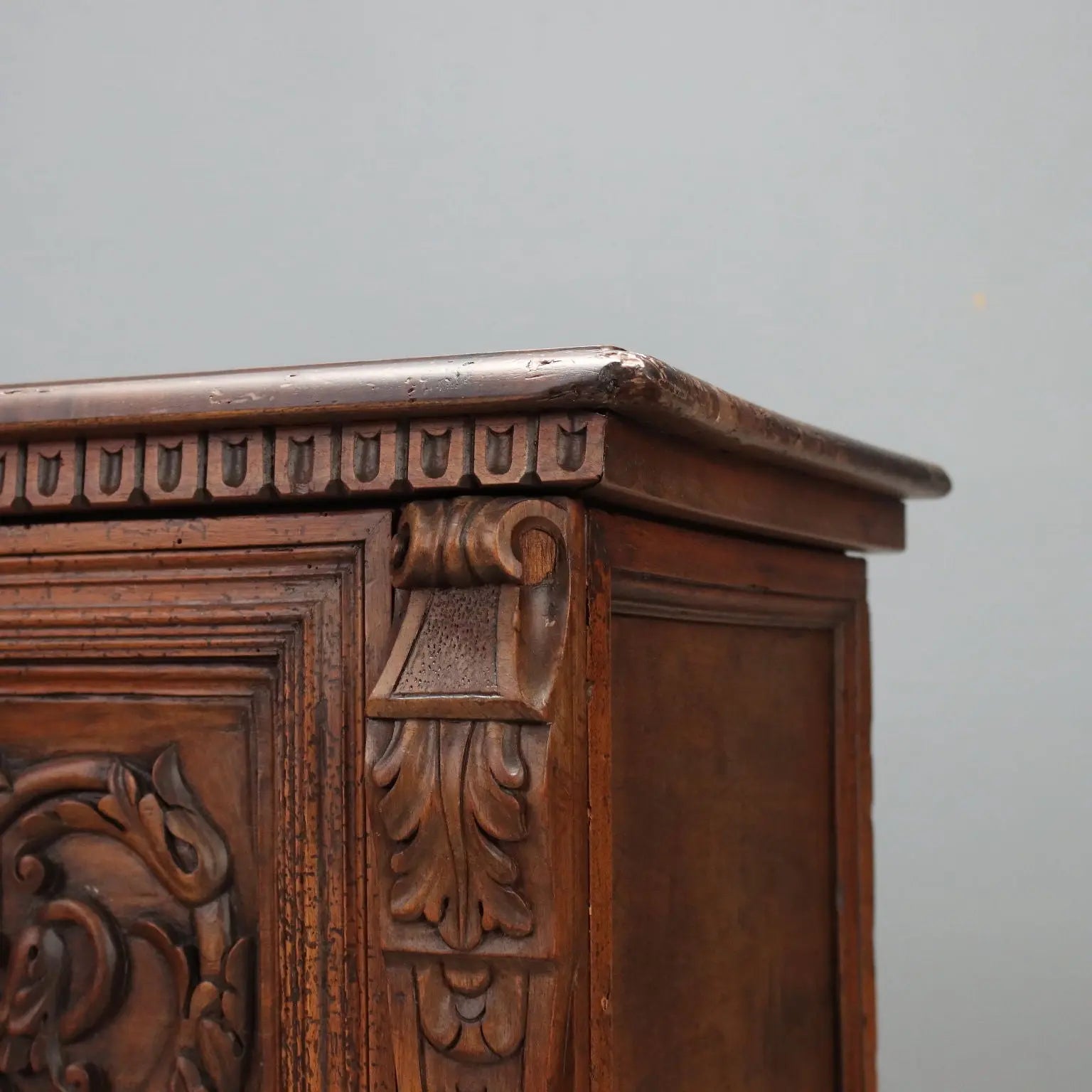 Italian Carved Walnut Chest