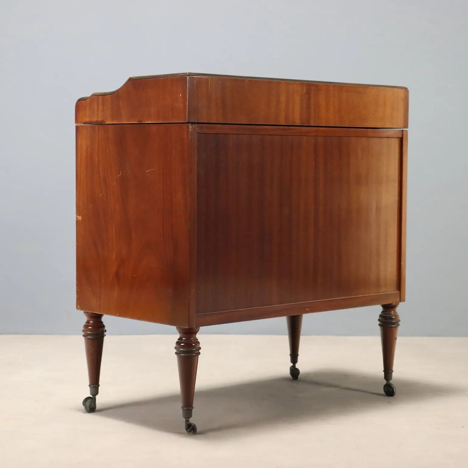 Mahogany Bar Cabinet with Rotating Top - England 20th Century