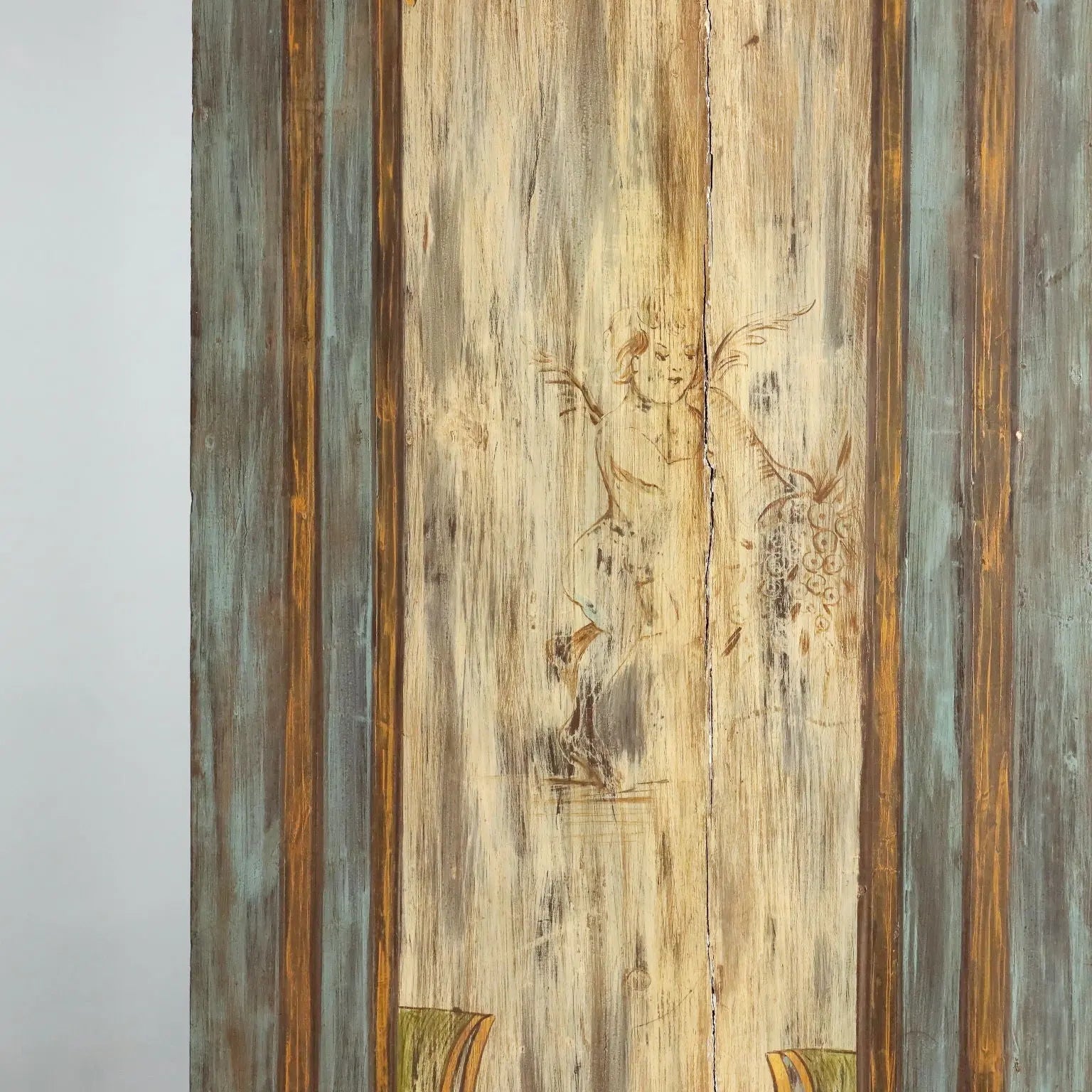 Antique Wardrobe Baroque Style Lacquered Wood XIX Century - Italy, Late XIX Century | Antiques | Wardrobes
