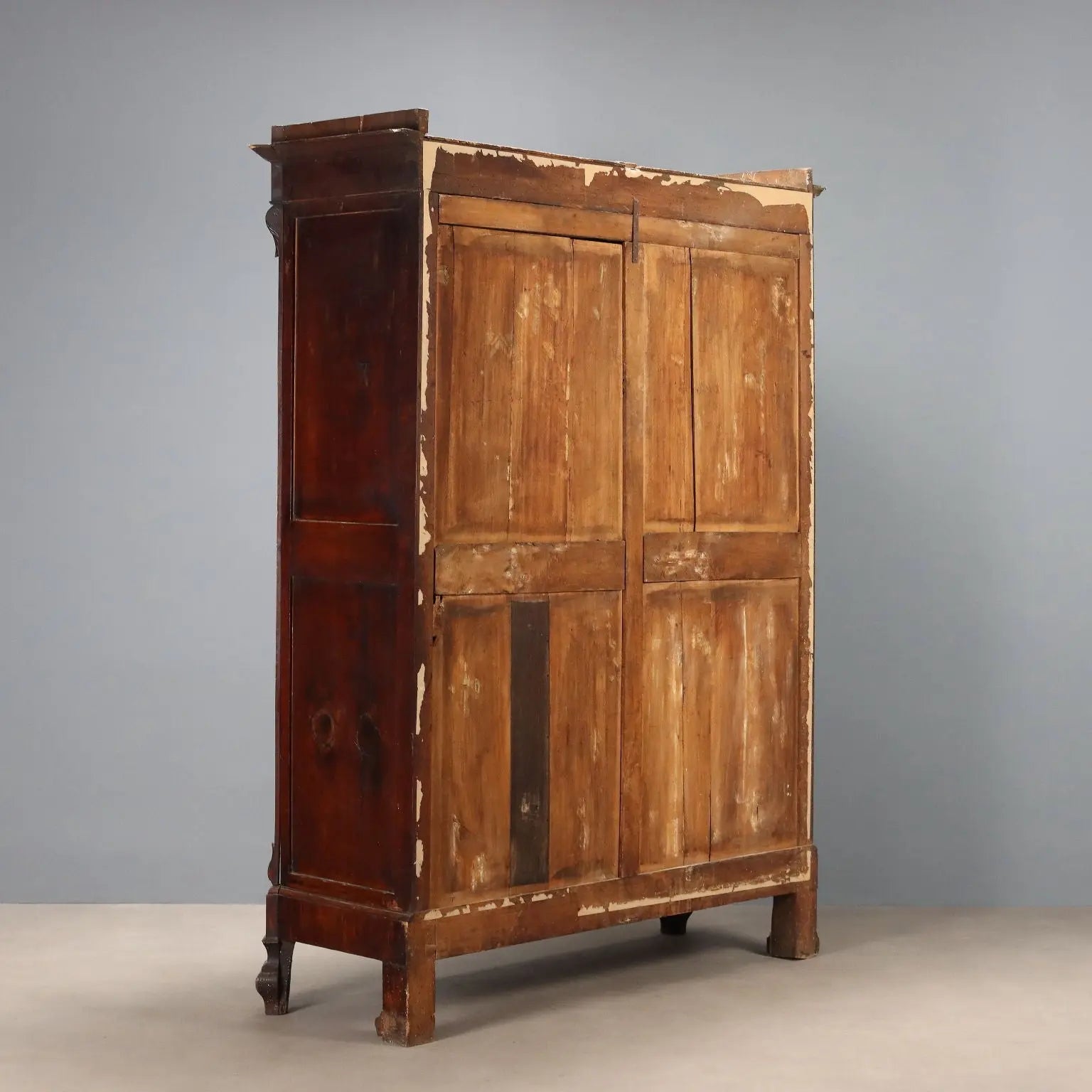 Antique Wardrobe Walnut Poplar 2 Doors Italy XVIII Century - Italy, Late XVIII Century | Antiques | Wardrobes