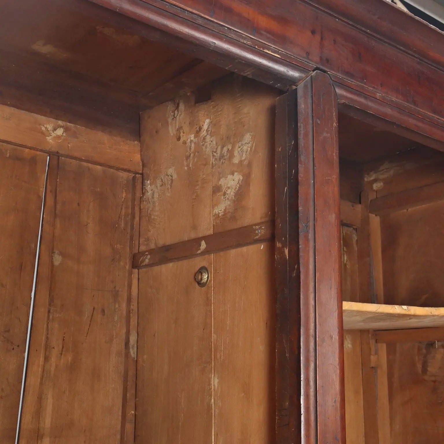 Antique Wardrobe Walnut Poplar 2 Doors Italy XVIII Century - Italy, Late XVIII Century | Antiques | Wardrobes