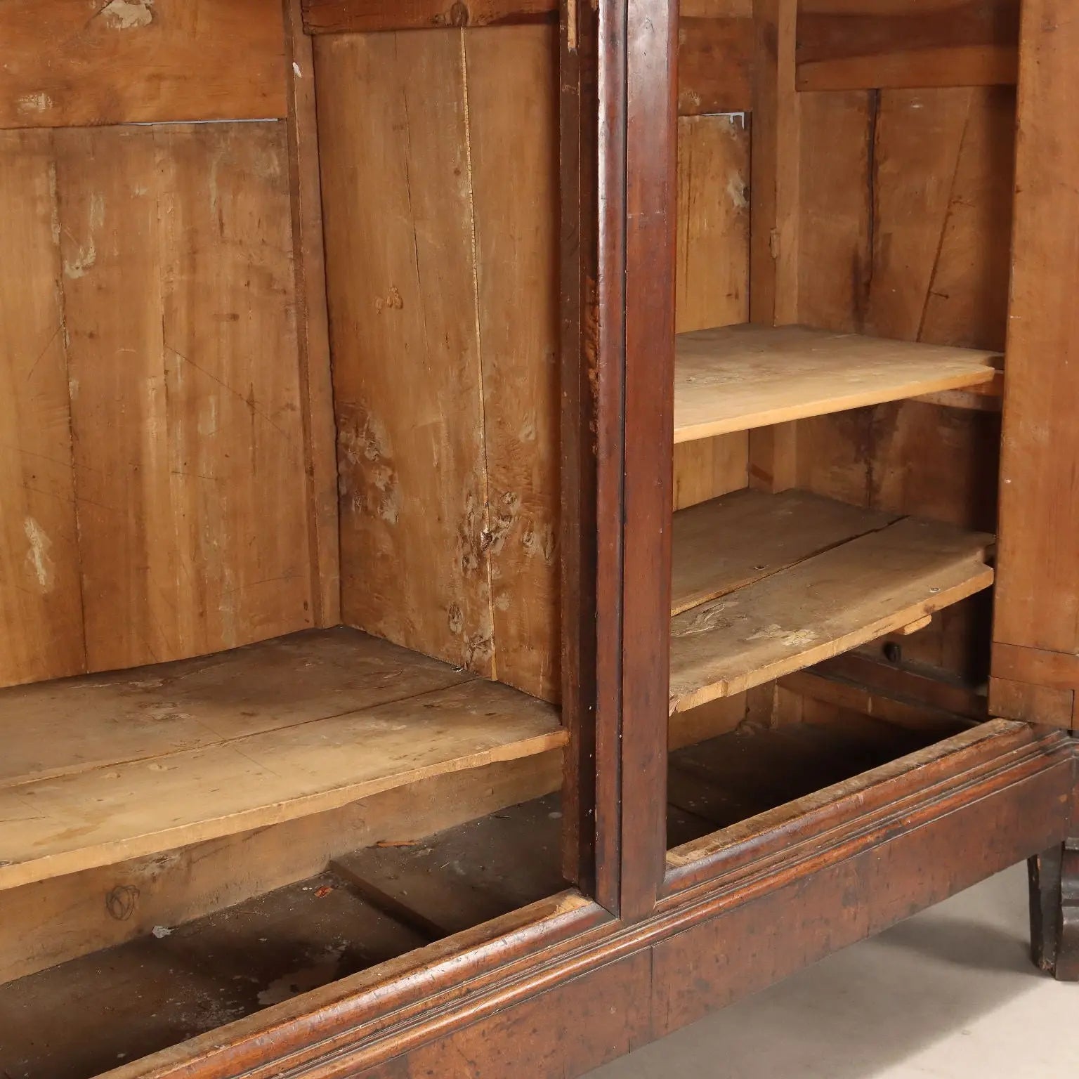 Antique Wardrobe Walnut Poplar 2 Doors Italy XVIII Century - Italy, Late XVIII Century | Antiques | Wardrobes