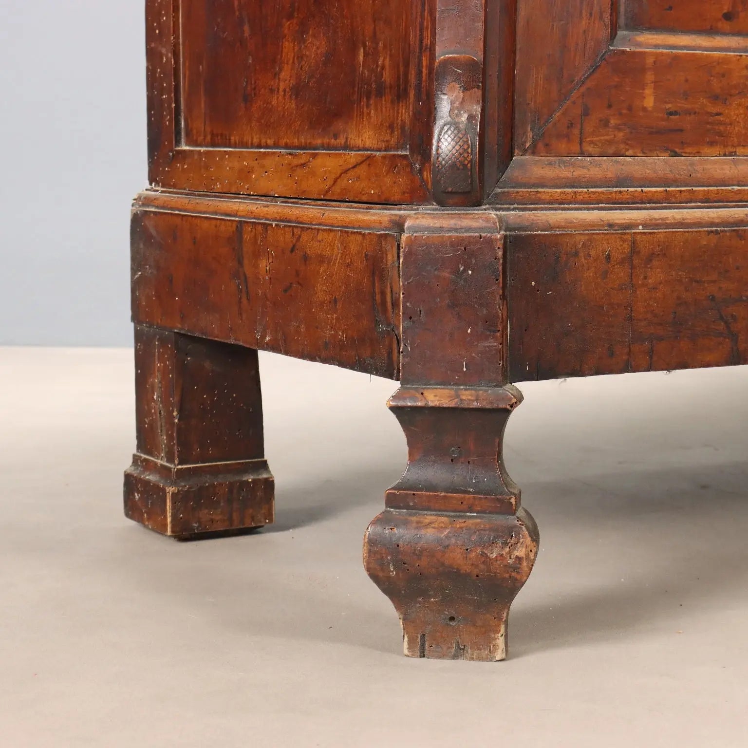 Antique Wardrobe Walnut Poplar 2 Doors Italy XVIII Century - Italy, Late XVIII Century | Antiques | Wardrobes
