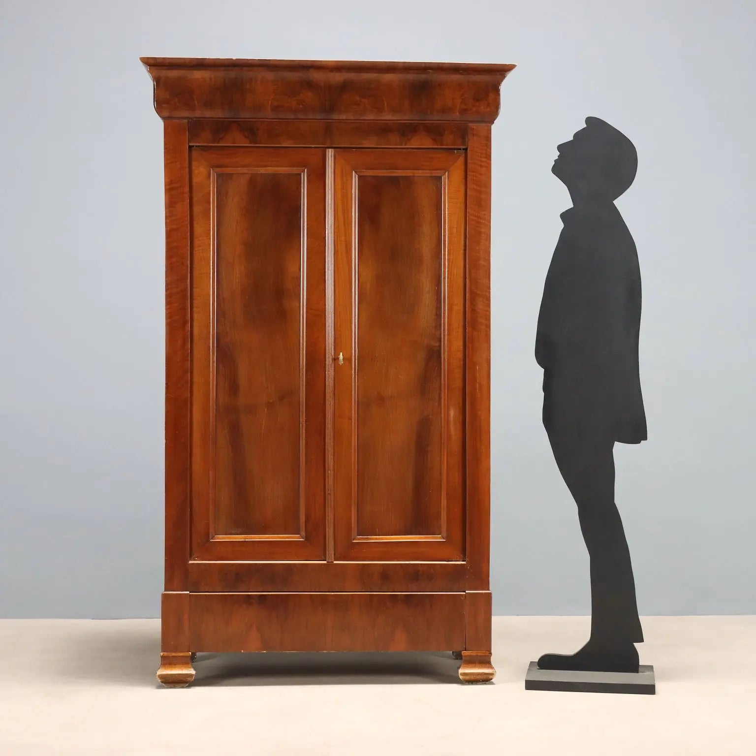 Antique Wardrobe Charles X Walnut Drawers France XIX Century - France, XIX Century | Antiques | Wardrobes