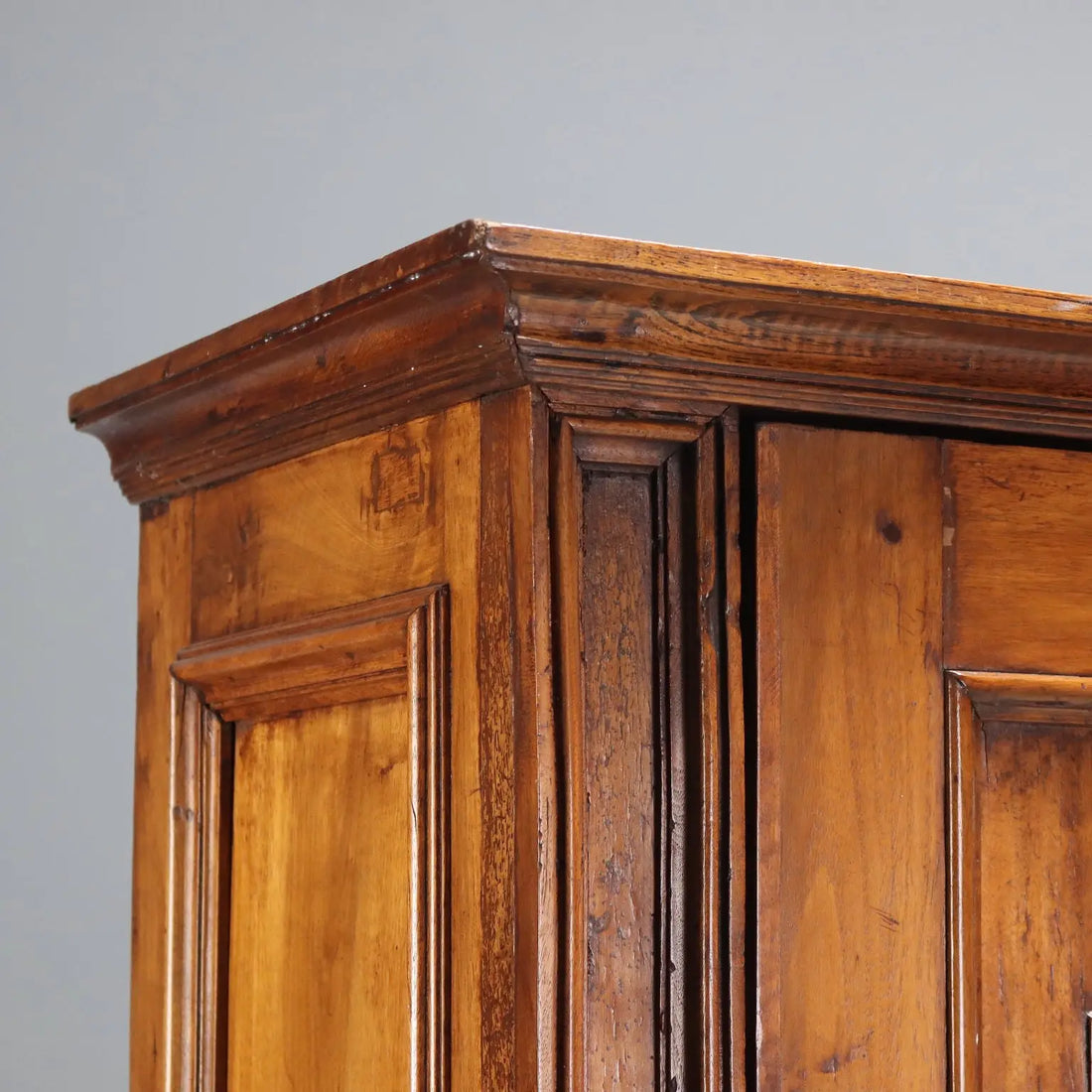Antique Baroque Wardrobe Walnut Italy XX Century