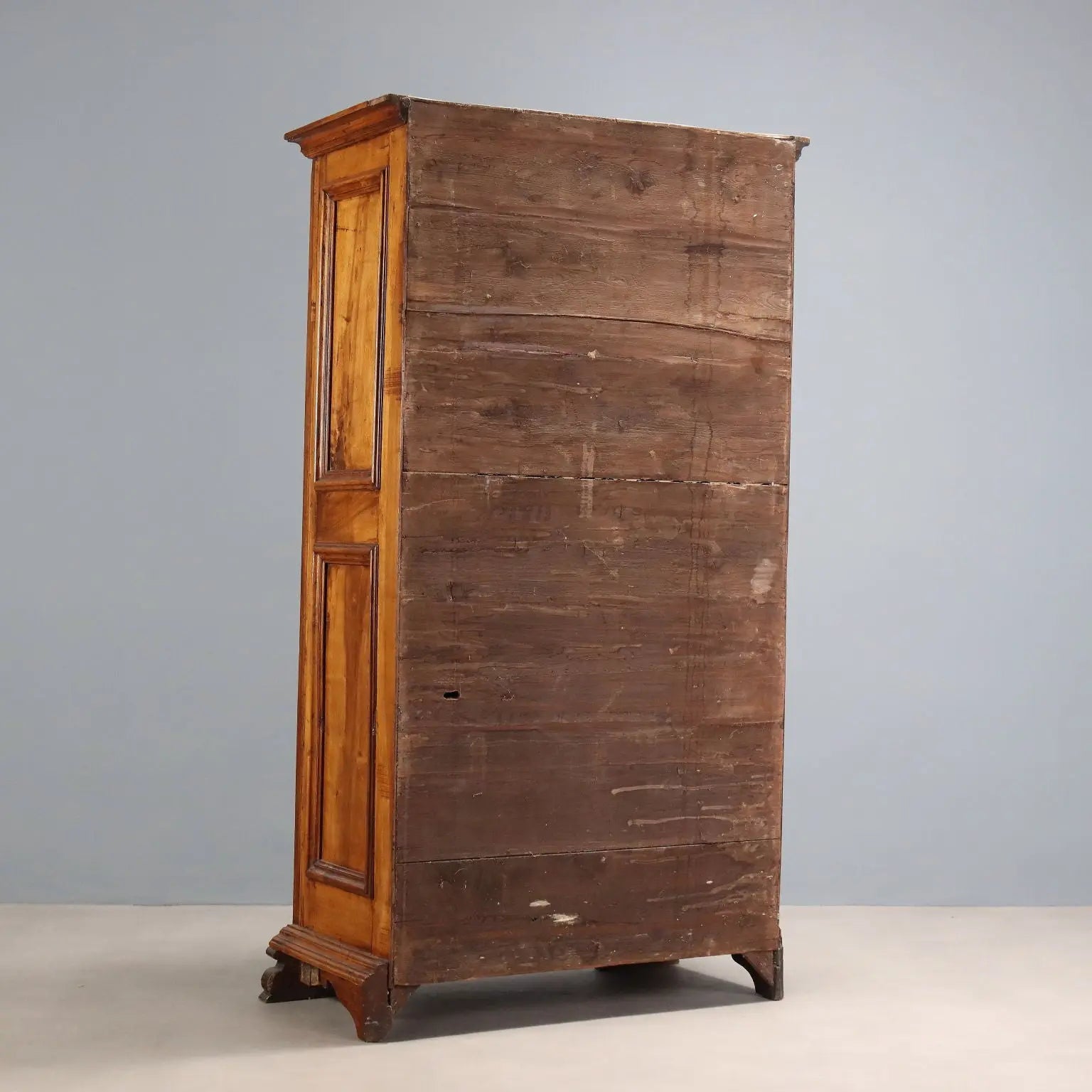 Antique Baroque Wardrobe Walnut Italy XX Century