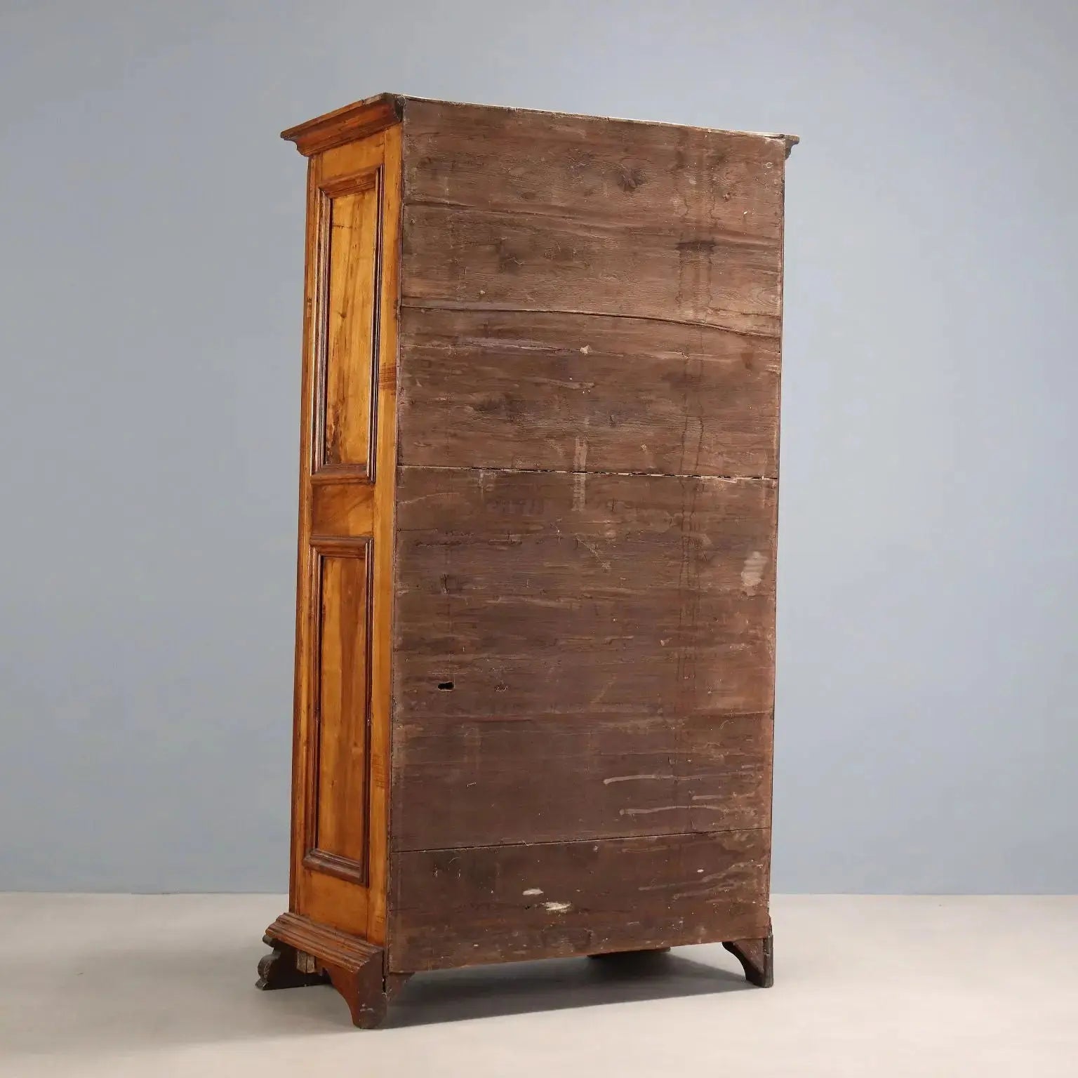 Antique Baroque Wardrobe Walnut Italy XX Century