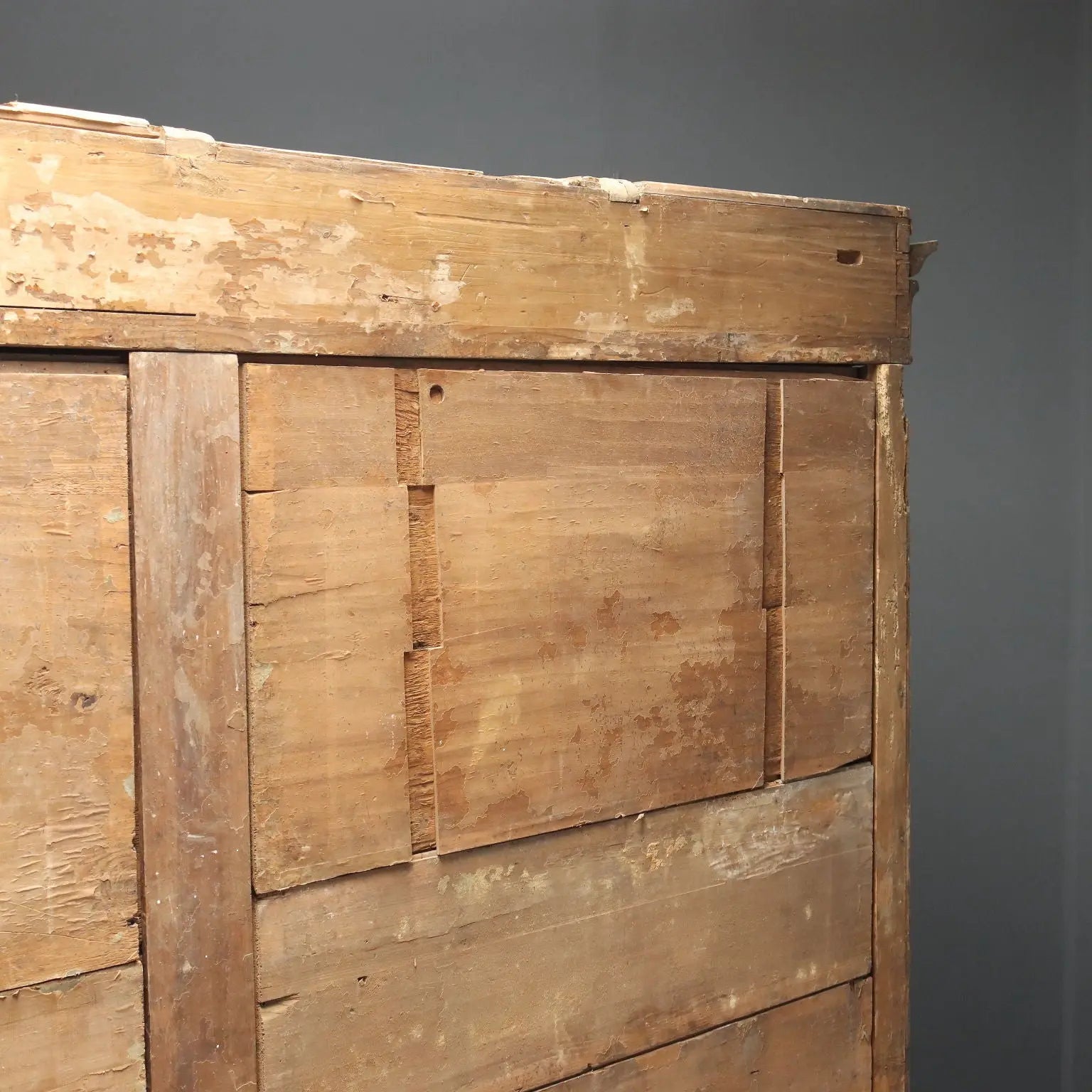 Antique Wardrobe Louis Philippe Walnut Fir XIX Century