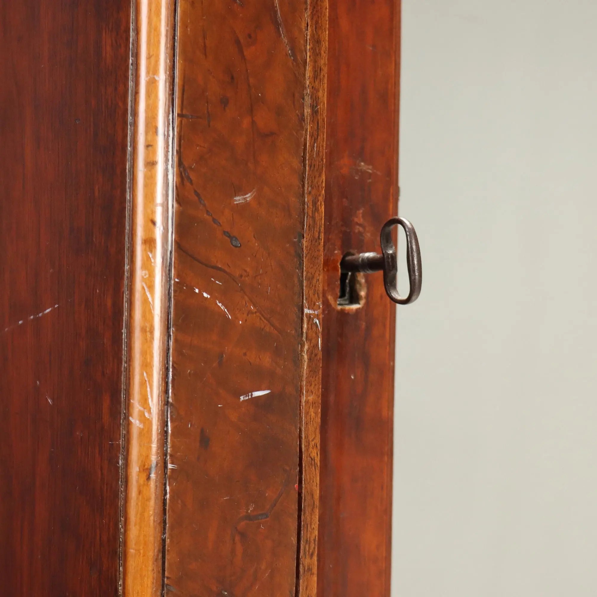 Antique Wardrobe Louis Philippe Walnut Italy XIX Century